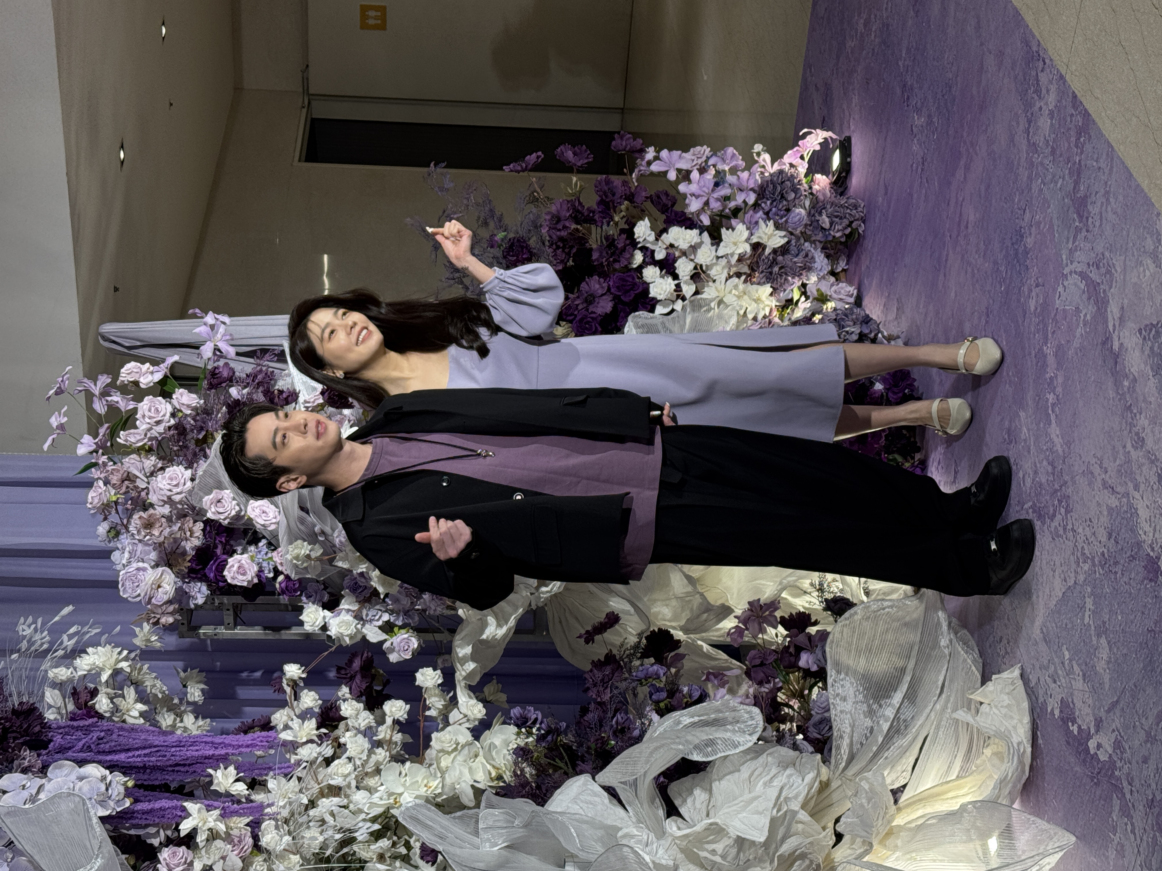 白家綺和老公吳東諺聯袂參加賴慧如婚禮。