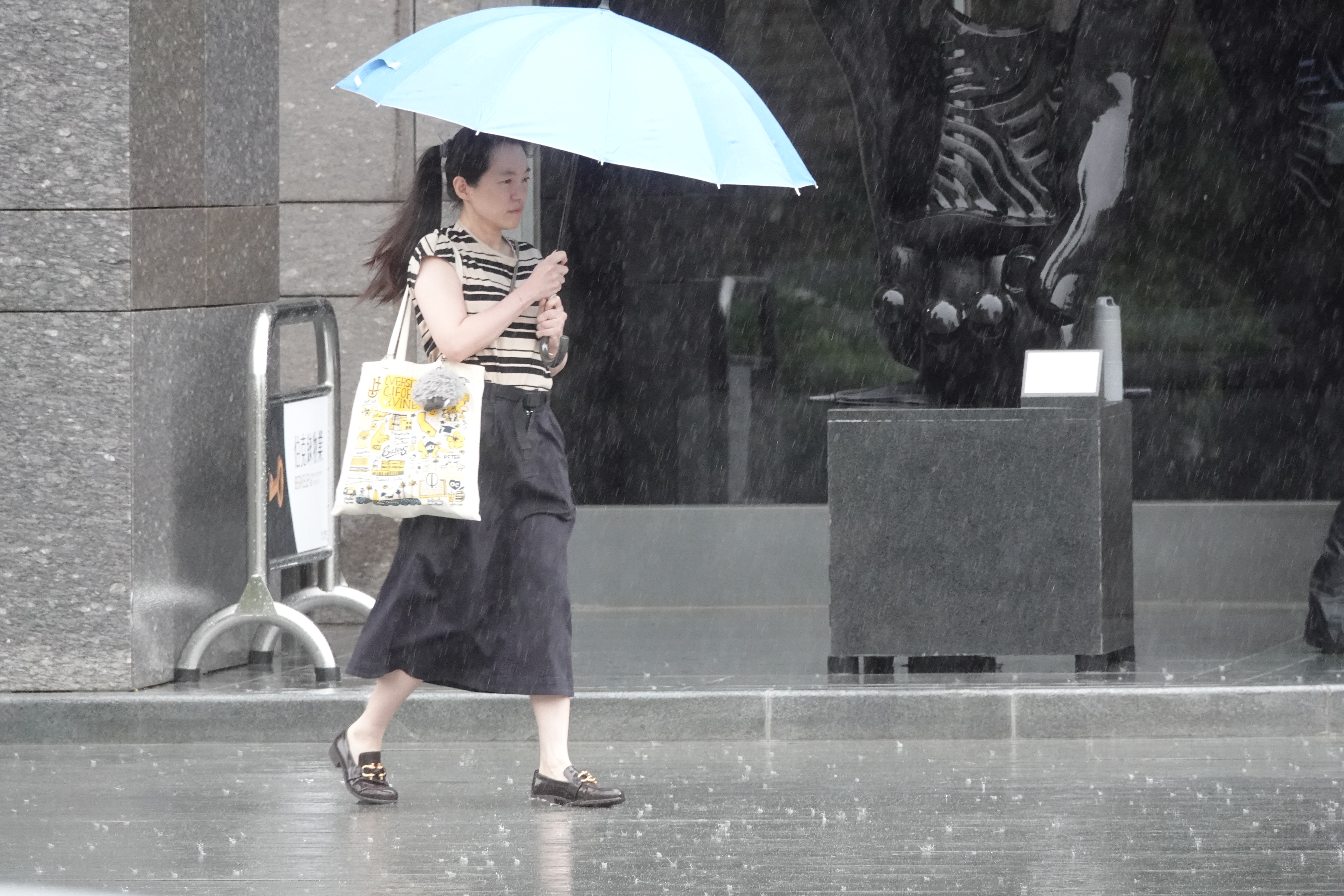 今一早降雨，陳幸妤也因王醫師的發文心情不太好。
