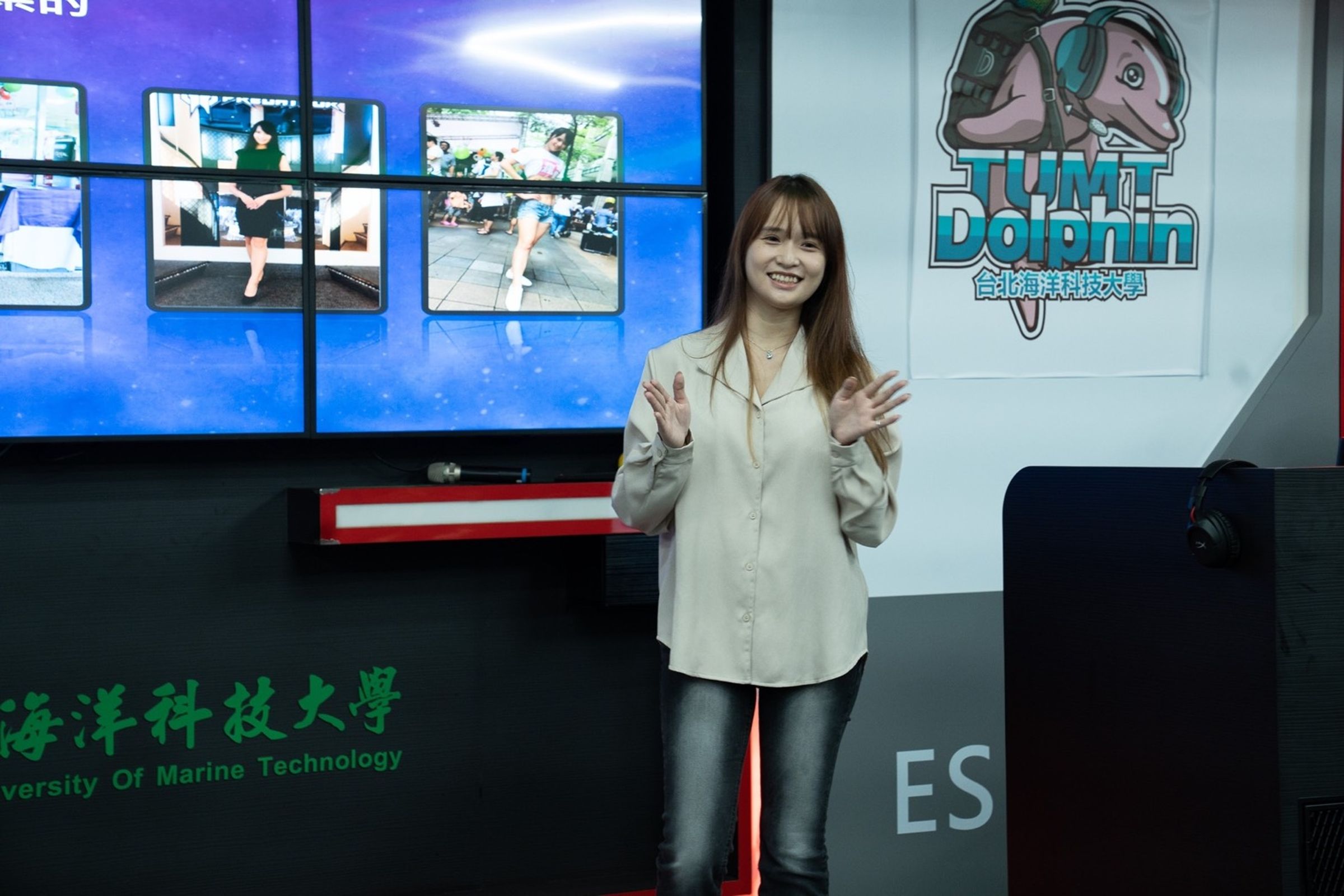 實況主牛牛妹前進校園開講。（公關提供）