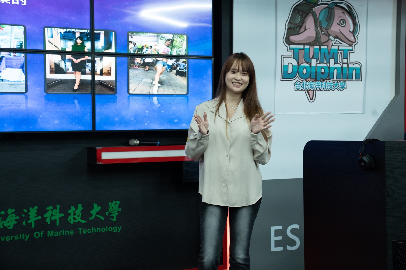 實況主牛牛妹前進校園開講。（公關提供）