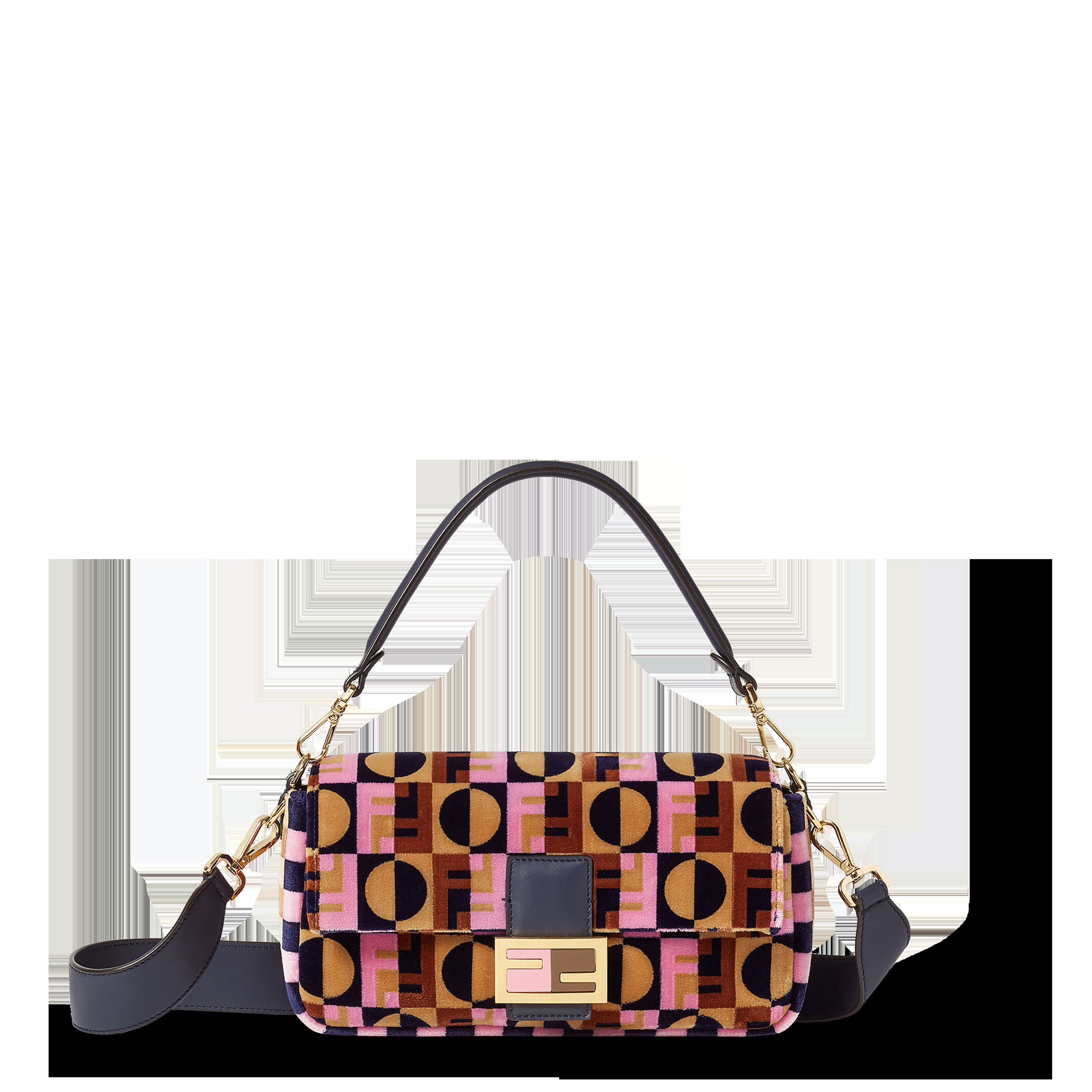 Baguette拼色FENDI Dots包款。NT$150,000(FENDI提供)