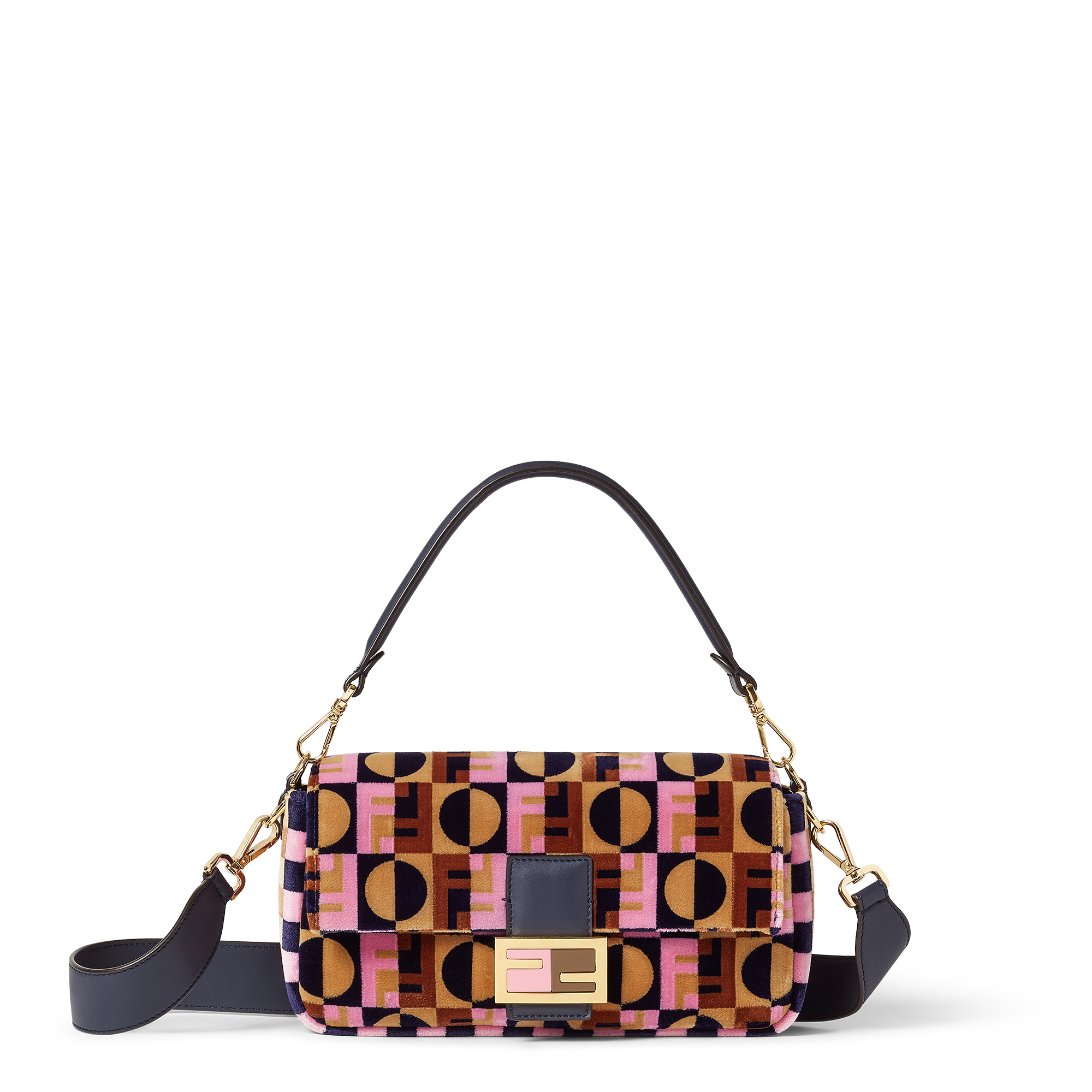 Baguette拼色FENDI Dots包款。NT$150,000（FENDI提供）