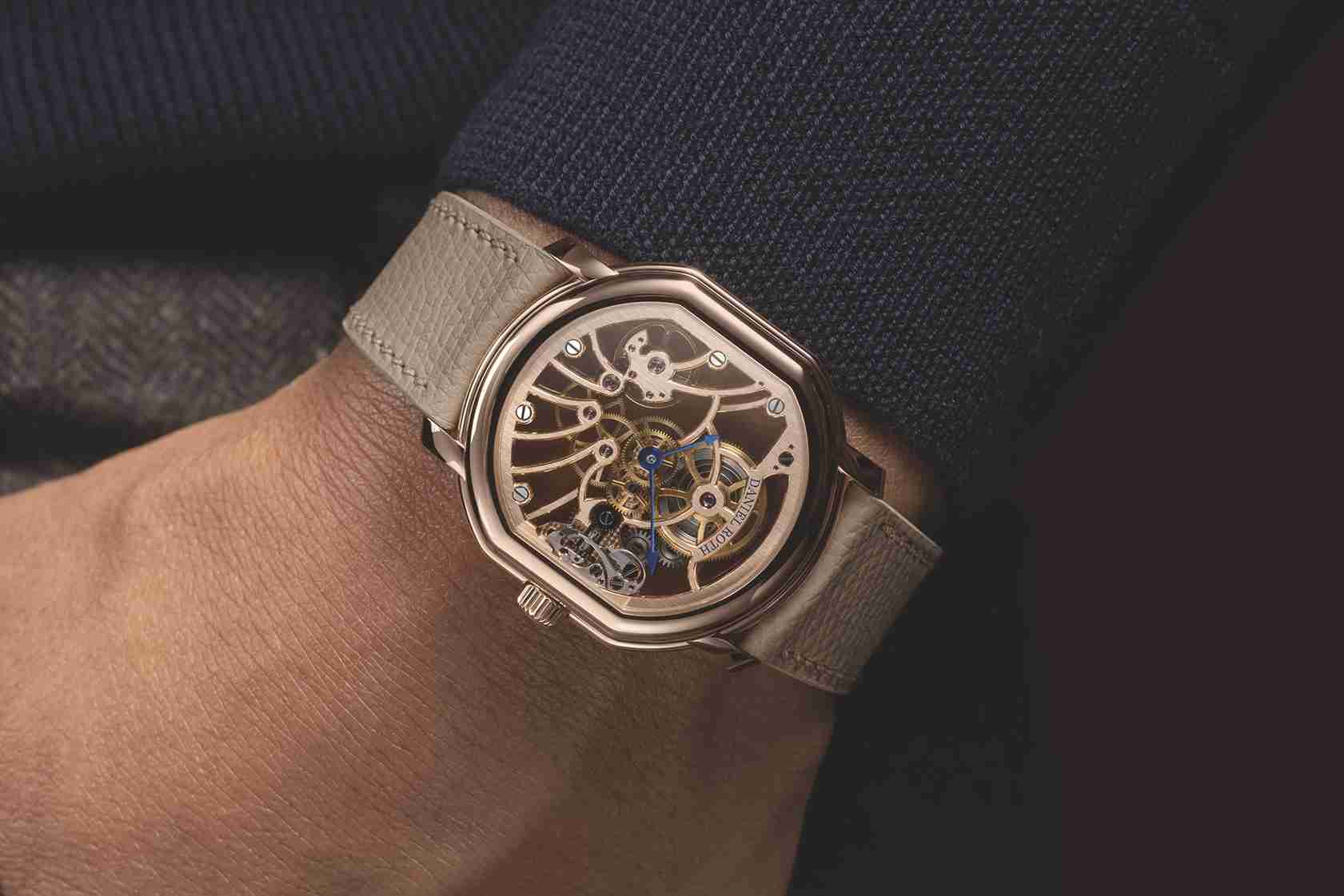 LVMH Watch Week 2026/雙橢圓傳奇的新篇章!DANIEL ROTH 玫瑰金超薄鏤空腕錶