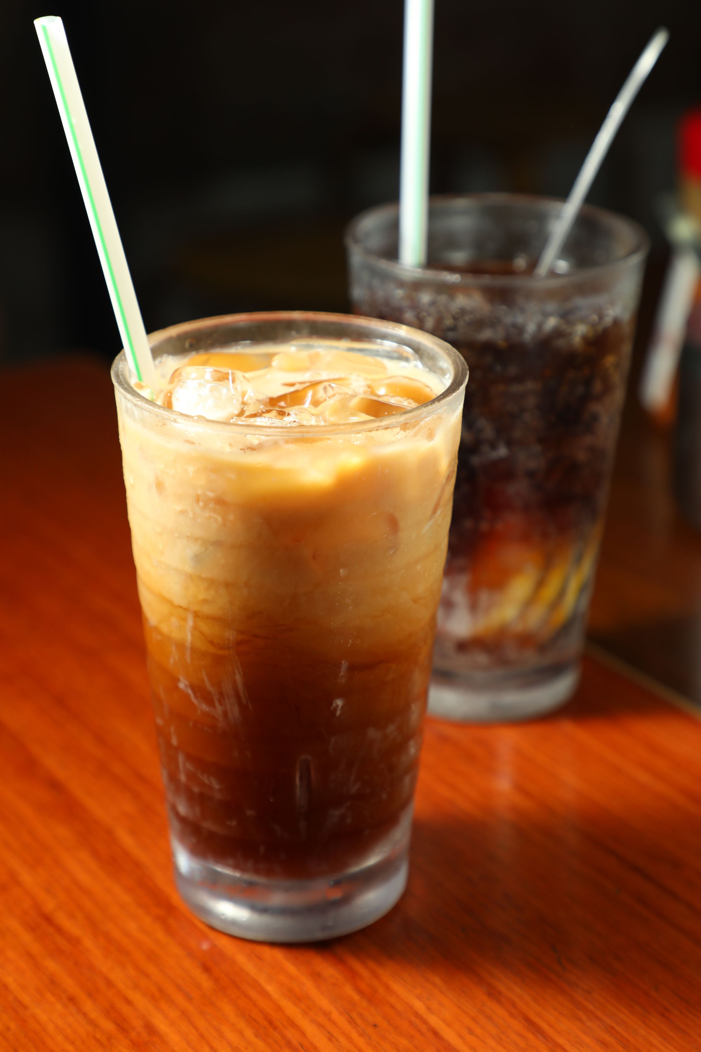 豪華供應道地港式風味的「凍奶茶」。(港幣20元/杯)