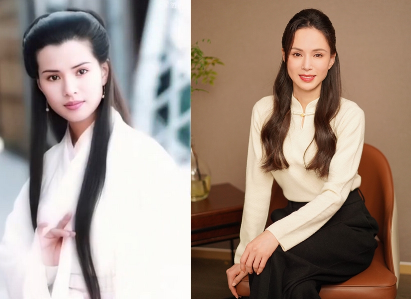 李若彤飾演的小龍女仙氣飄飄，是許多人心目中的氣質女星。（翻攝微博）