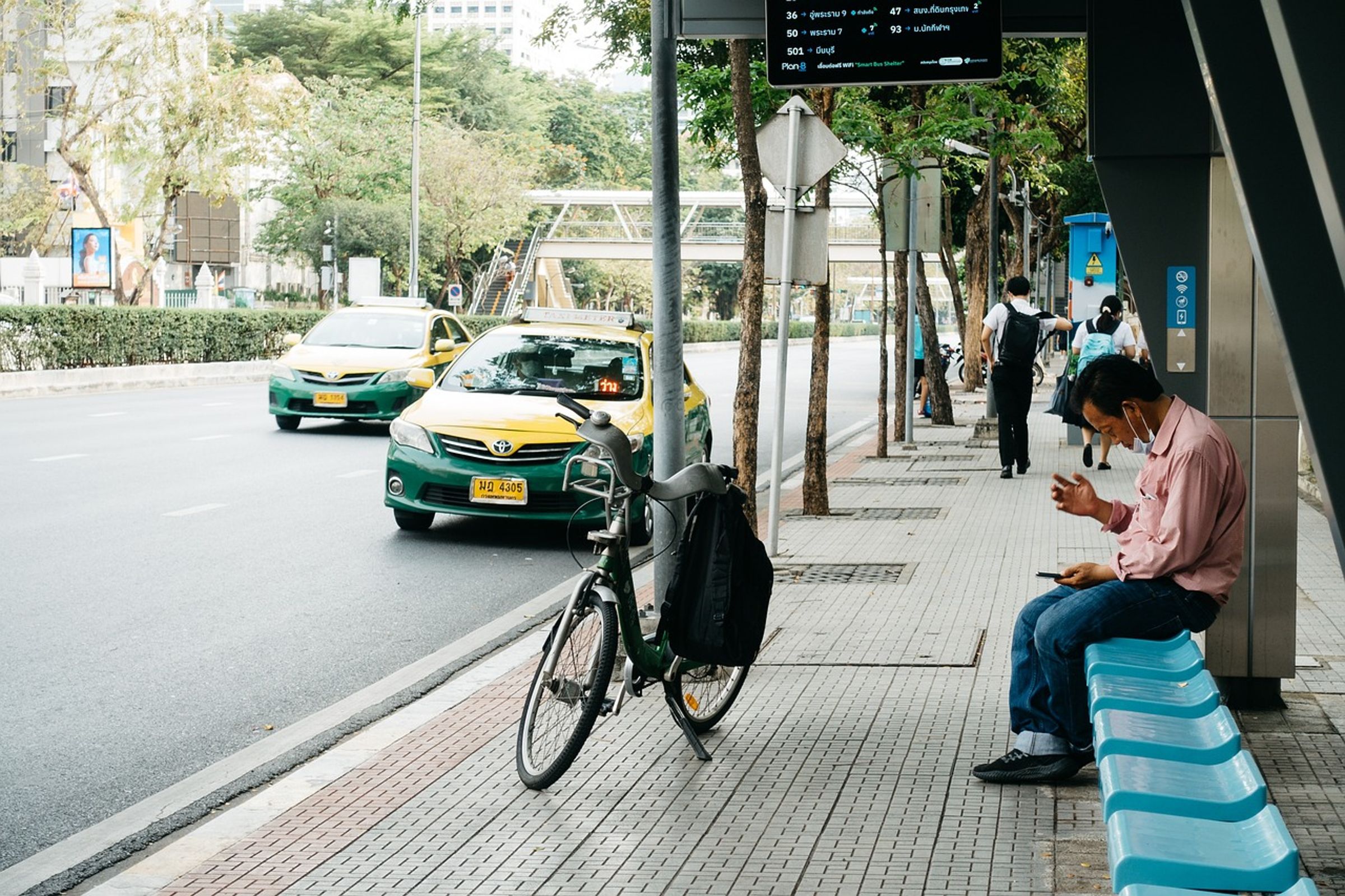 泰國一名計程車司機幫乘客即時趕到機場，幸運獲得巨額小費。（示意圖，pixabay）