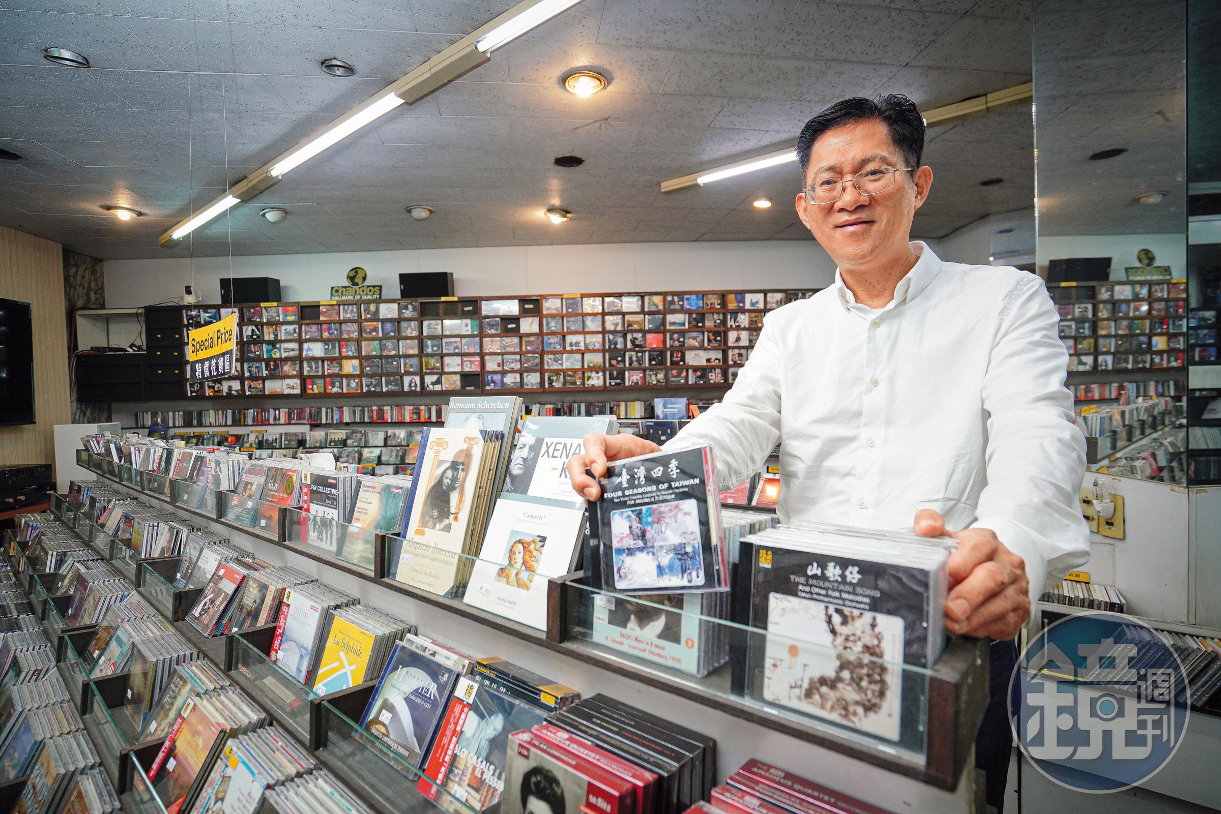 上揚唱片董事長林晉賢從父母手中接下棒子,為台灣延續音樂界的地標。
