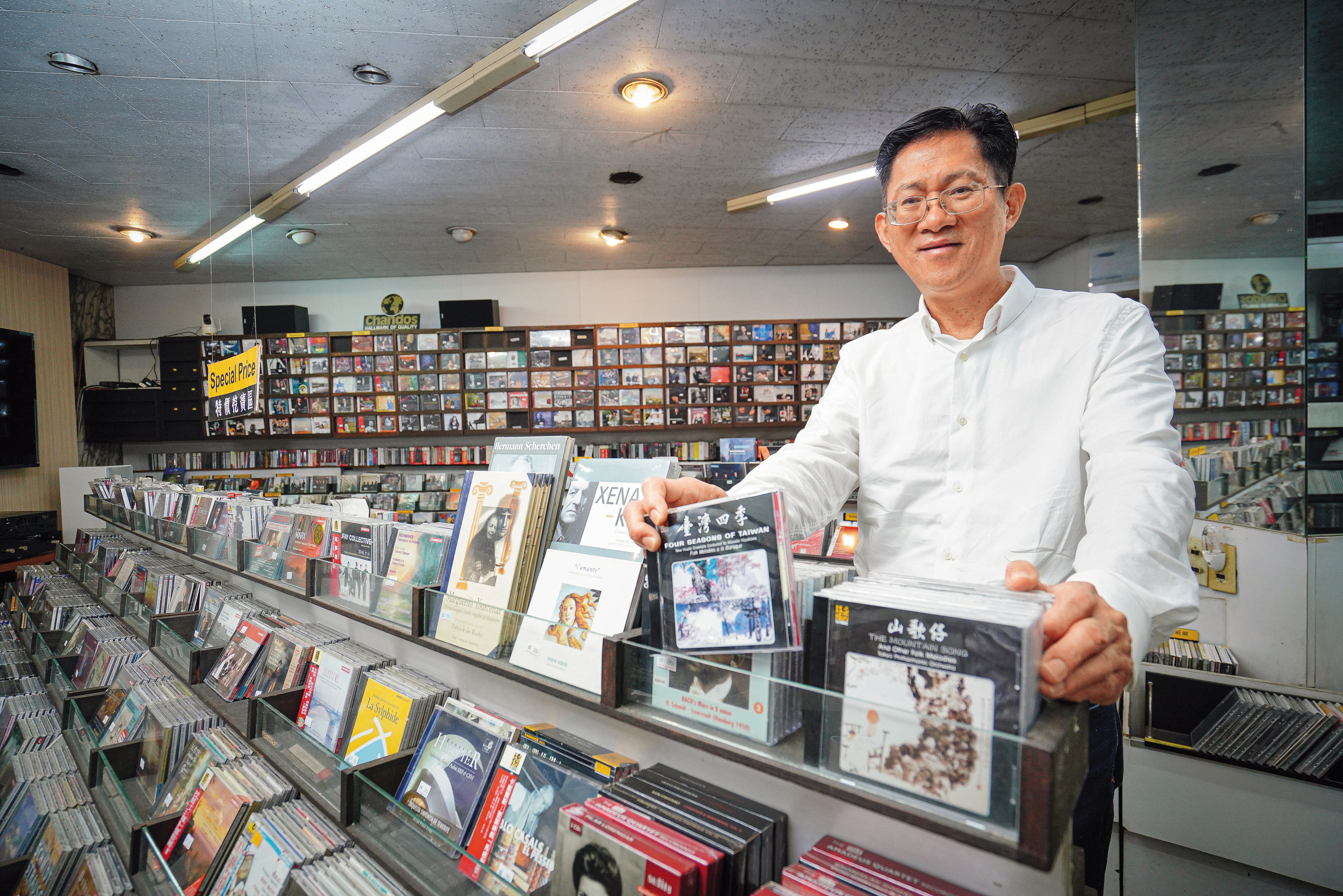 上揚唱片董事長林晉賢從父母手中接下棒子，為台灣延續音樂界的地標。