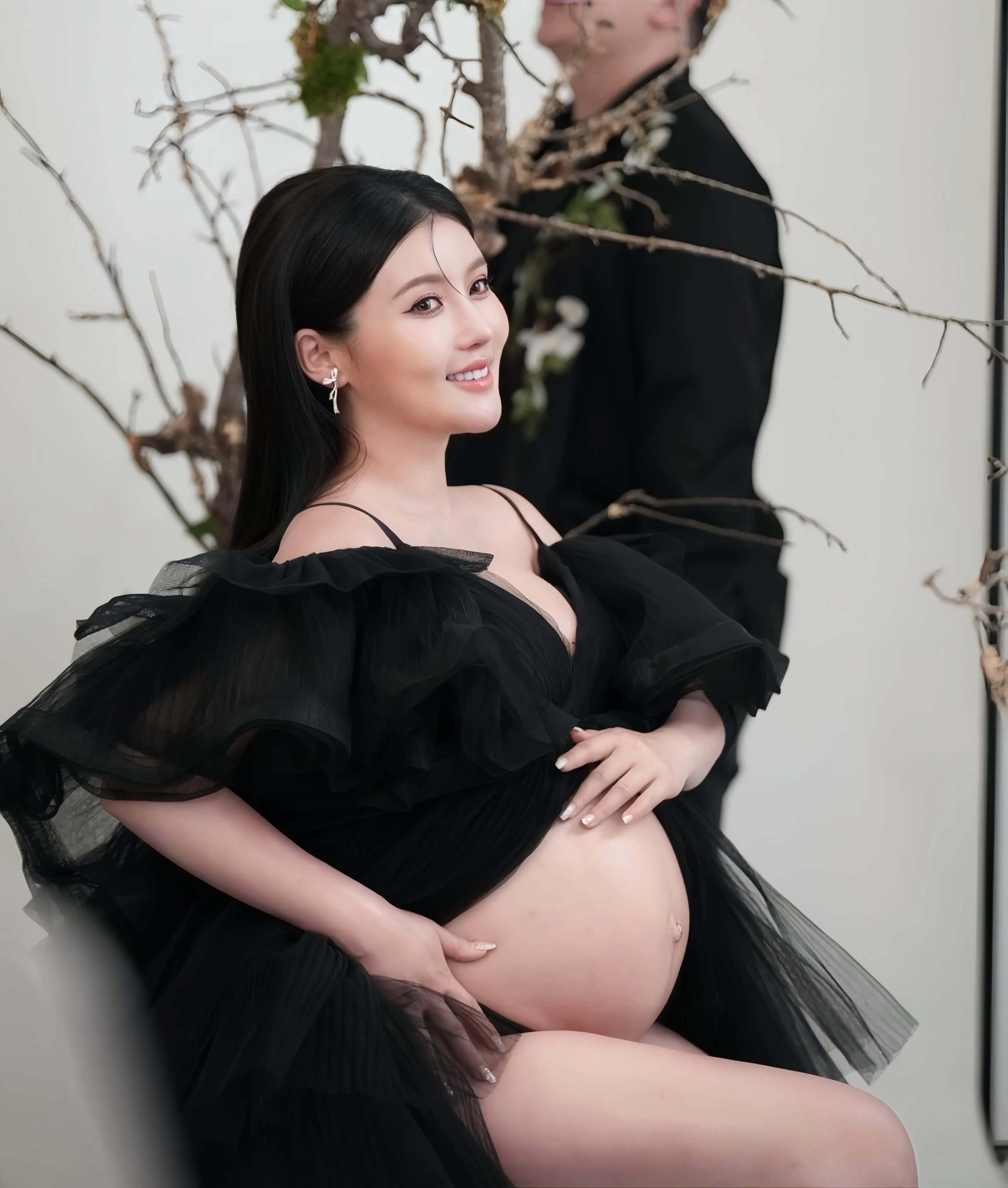 高敏敏迎來第三胎兒子「小椰子 Rex」，正式升格三寶媽。（高敏敏提供）