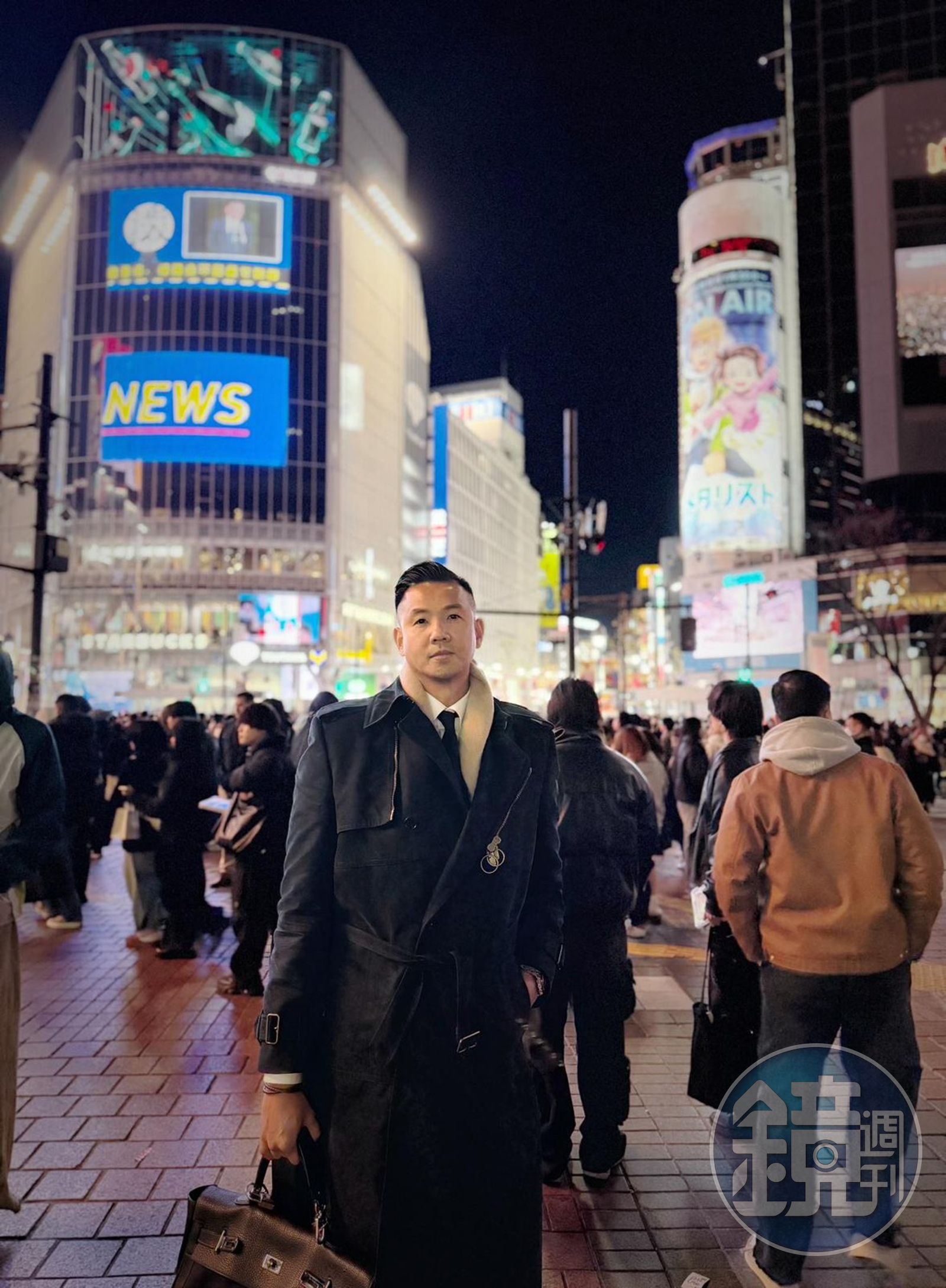黑人到日本不為旅遊，而是為了聯盟合作開會。（陳建州提供）