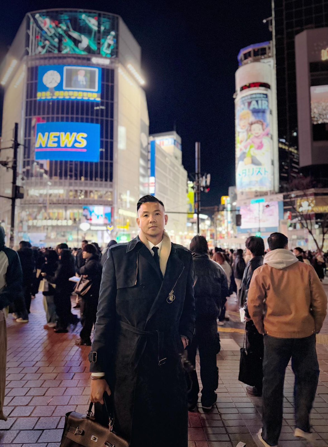黑人到日本不為旅遊,而是為了聯盟合作開會。 (陳建州提供)