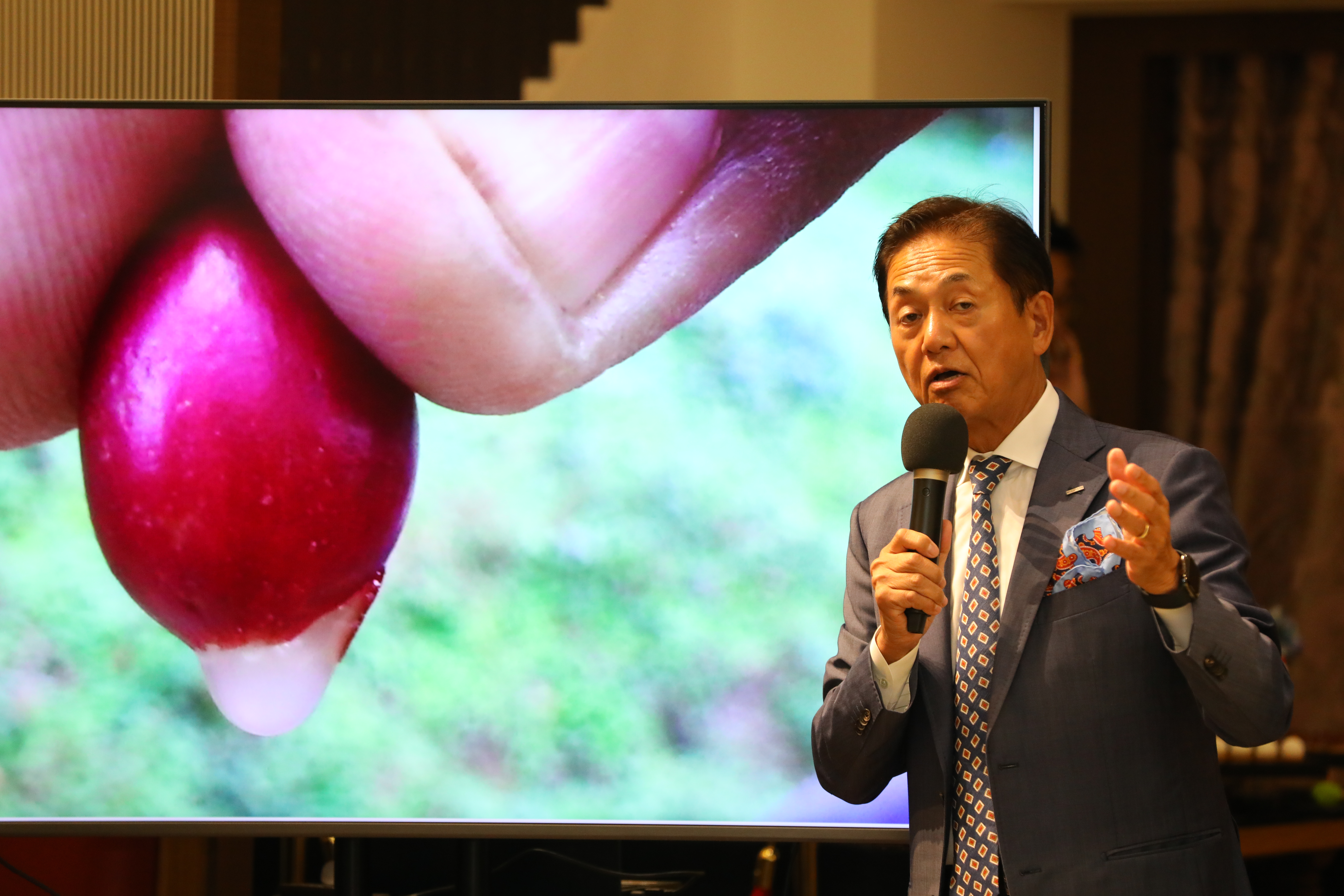 川島良彰解釋說，因為咖啡豆不會後熟，採摘的那一刻就已決定品質，因此他特別堅持只收樹上熟的咖啡果實。