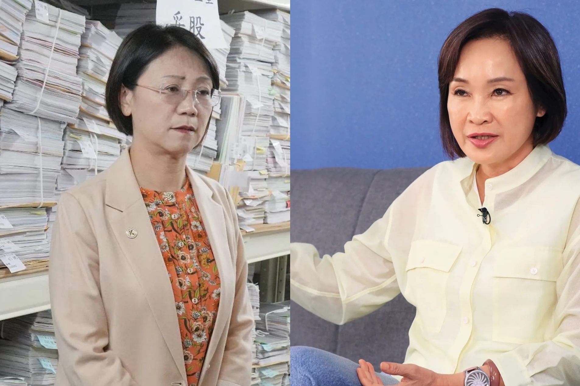 國民黨立委翁曉玲提案凍結行政院長卓榮泰9月至12月的薪資,引起政壇高度關注。(左圖翻攝自翁曉玲臉書、右圖本刊資料照)