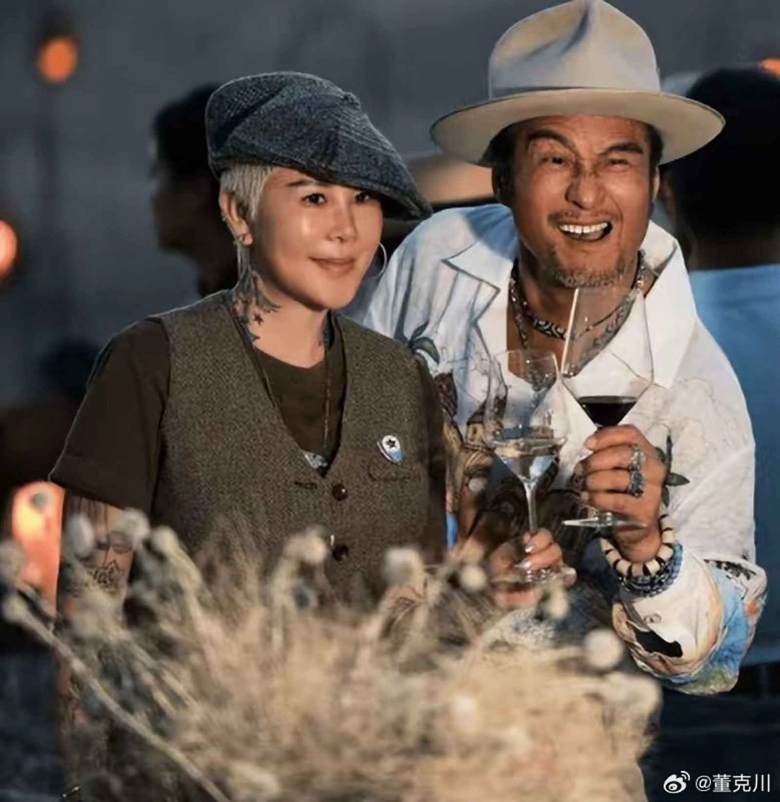 外傳孫興和女友藕斷絲連讓林美貞痛心疾首。(翻攝微博)