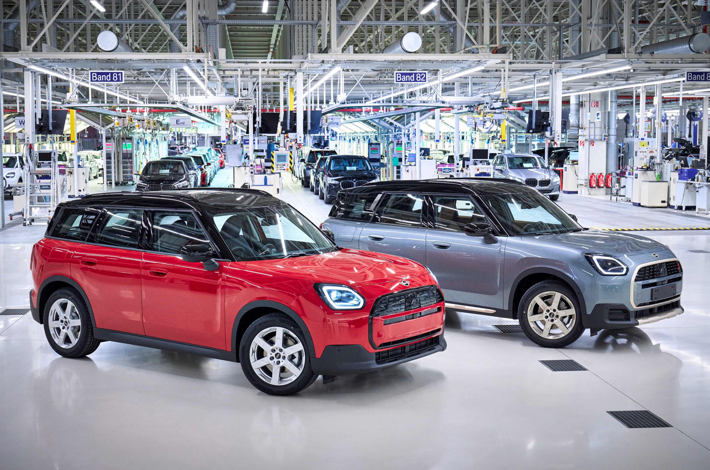 全新MINI Countryman純電休旅於Plant Leipzig德國萊比錫工廠打造，融合創新製造技術與高效能電池，展現MINI邁向綠色未來的決心。