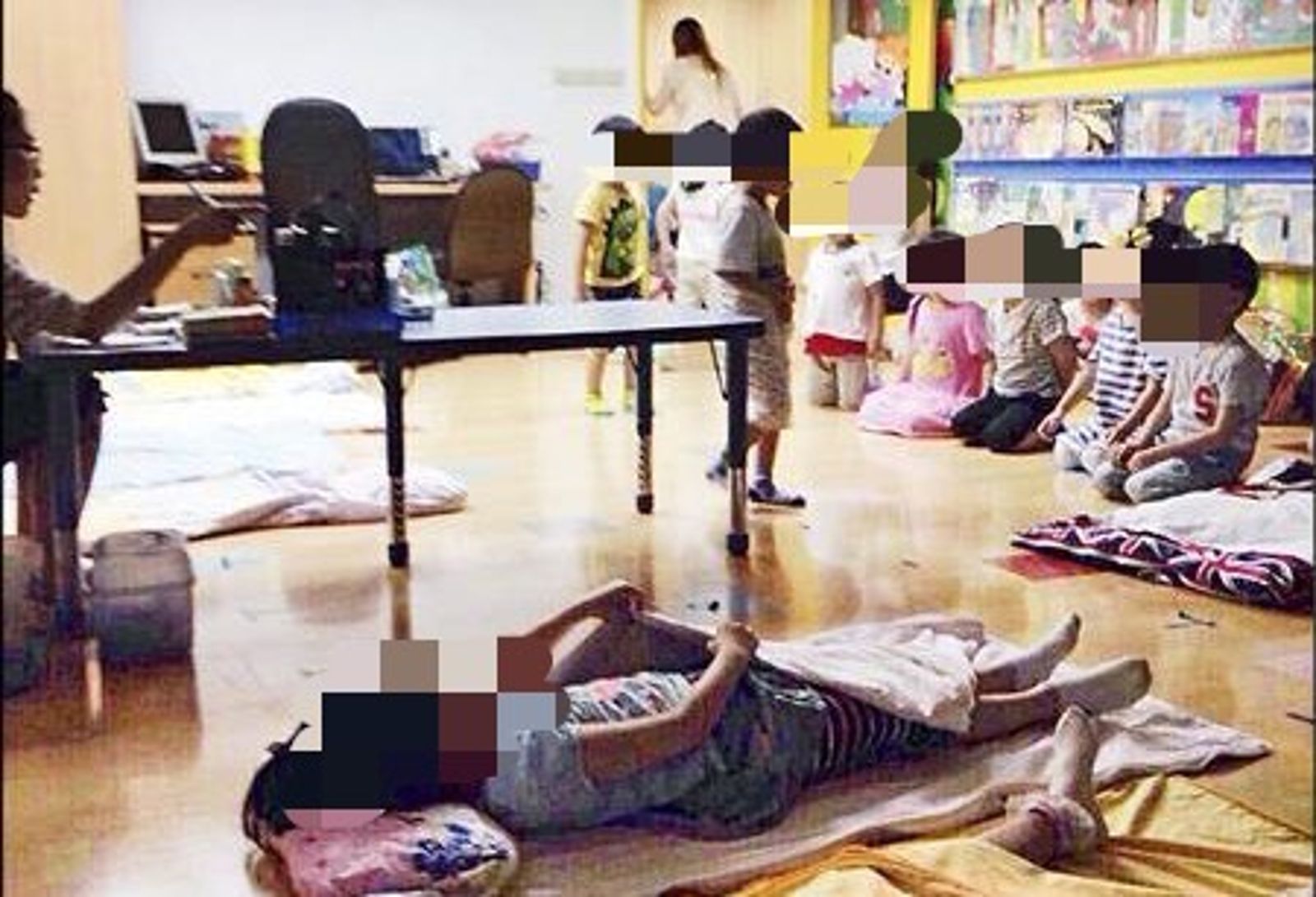 12年前，北市快樂瑪麗安南海校區也曾爆發不當對待、體罰的虐童案件，園長最後遭判2年4個月。（翻攝畫面）