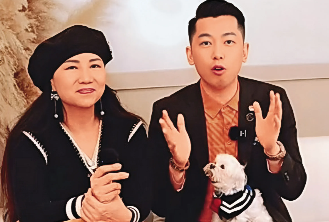 張淳淳前年透過網路直播跟資深房仲蔣京叡買房，鬧出風波。（讀者提供）