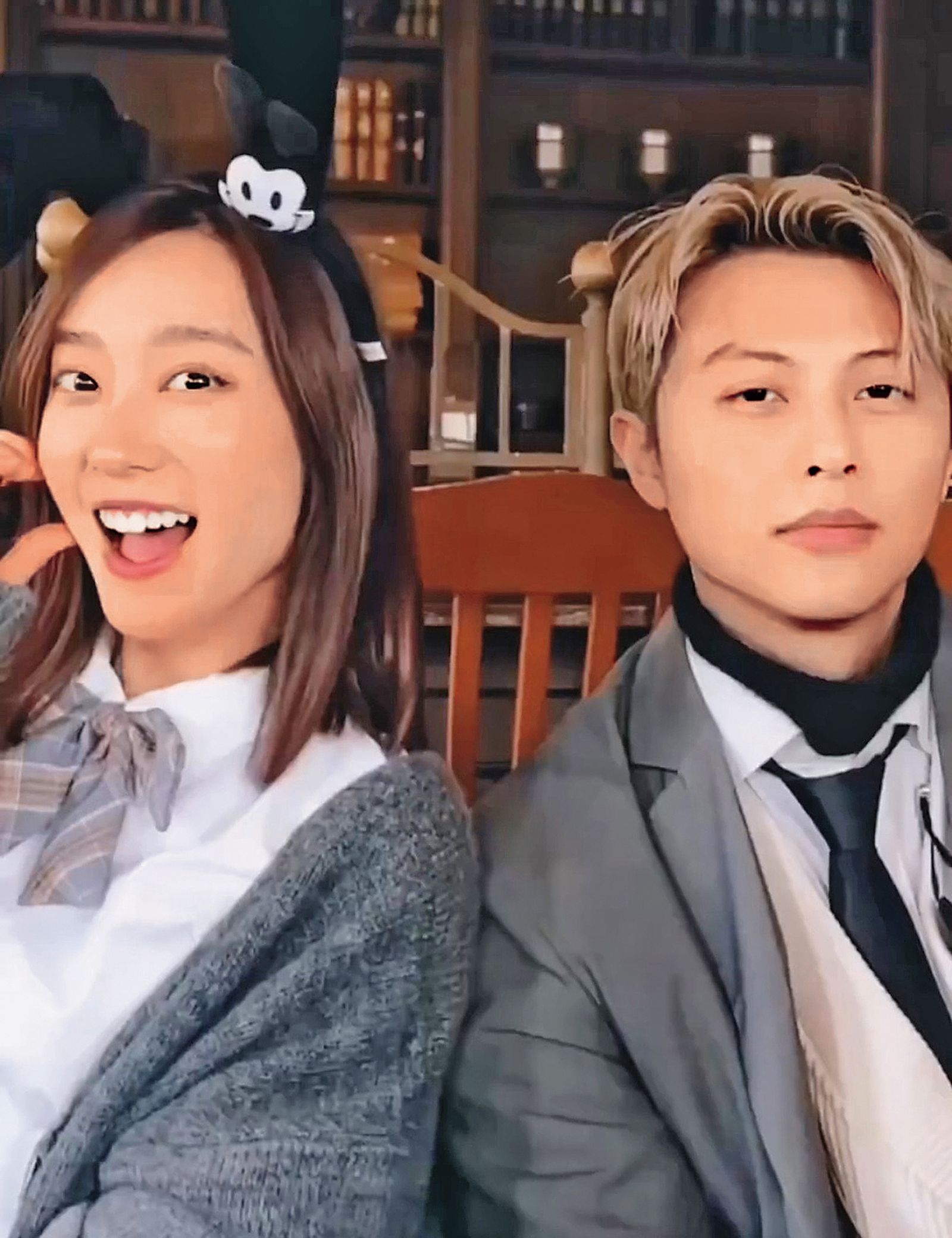 今年2月有遊客目擊王子（右）、席惟倫（左）同遊日本，互動宛如情侶。（翻攝自王子邱勝翊IG）