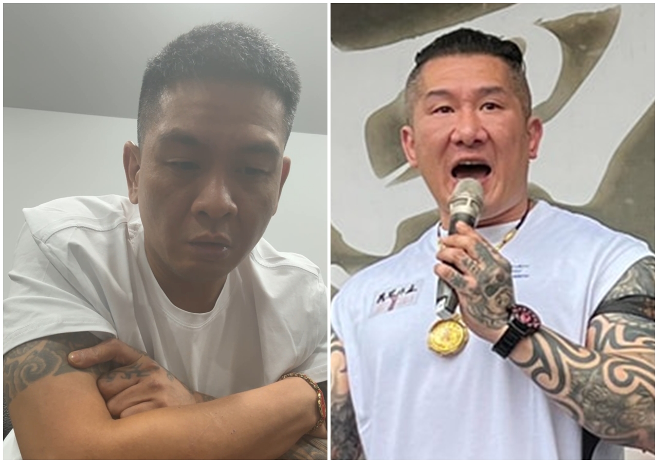 李慶元昨晚再度po文，列出7點反擊館長，並反問「說我恐嚇 那你為什麼不敢提告」。（翻攝臉書／李慶元、飆捍）