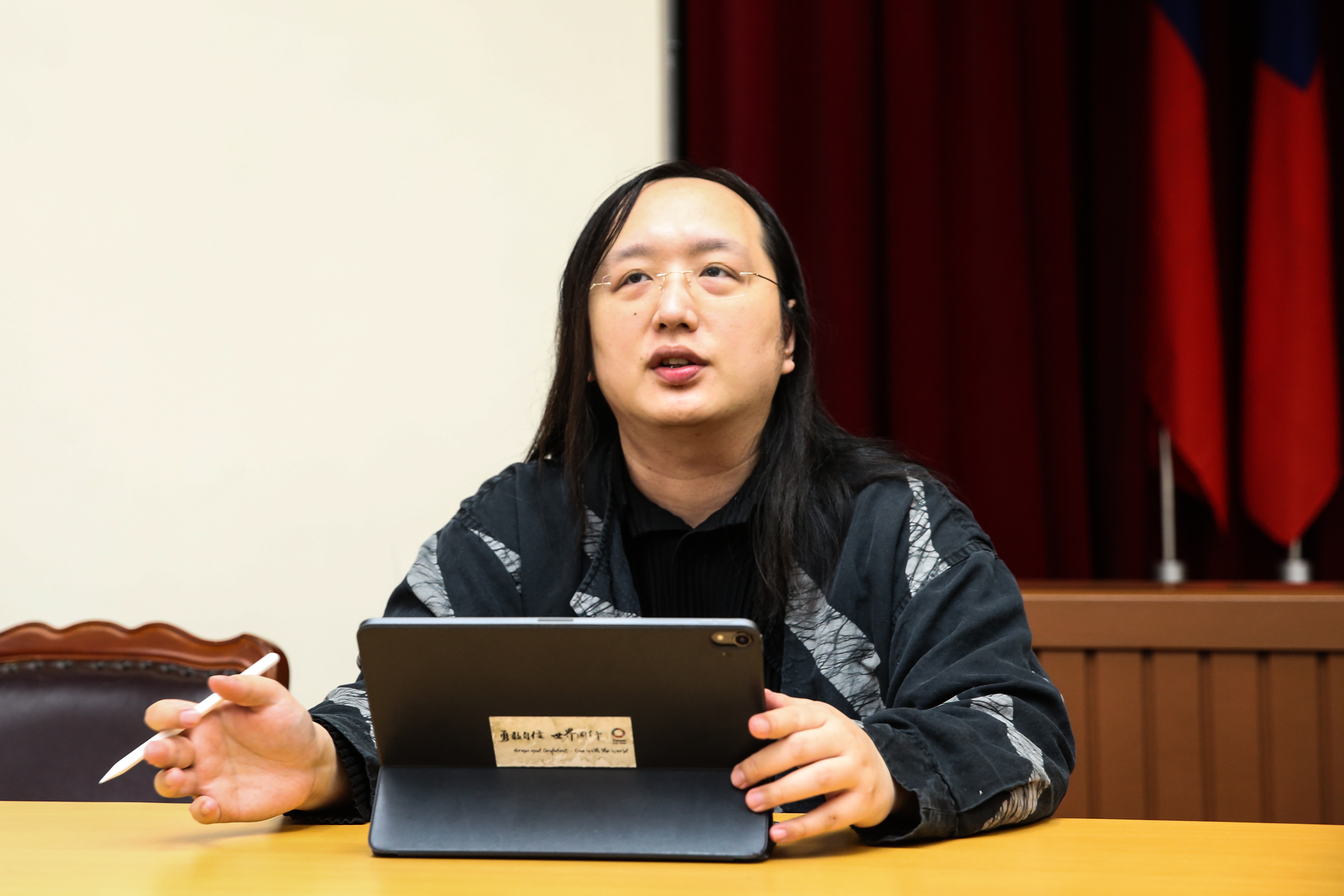 唐鳳對本次LINE資料外洩一事做出說明。（本刊資料照）