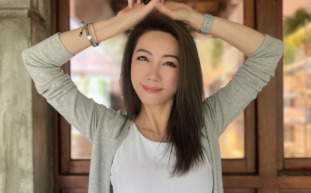 林韋君目前是專業的瑜伽老師。（翻攝自林韋君臉書）