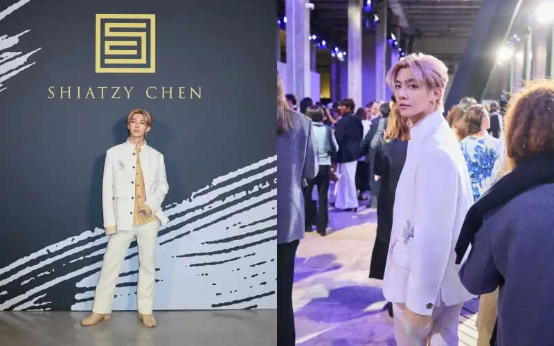 炎亞綸受邀赴巴黎時裝週觀秀，是皮爾卡登唯一受邀的亞洲藝人。（晴空鳥提供）