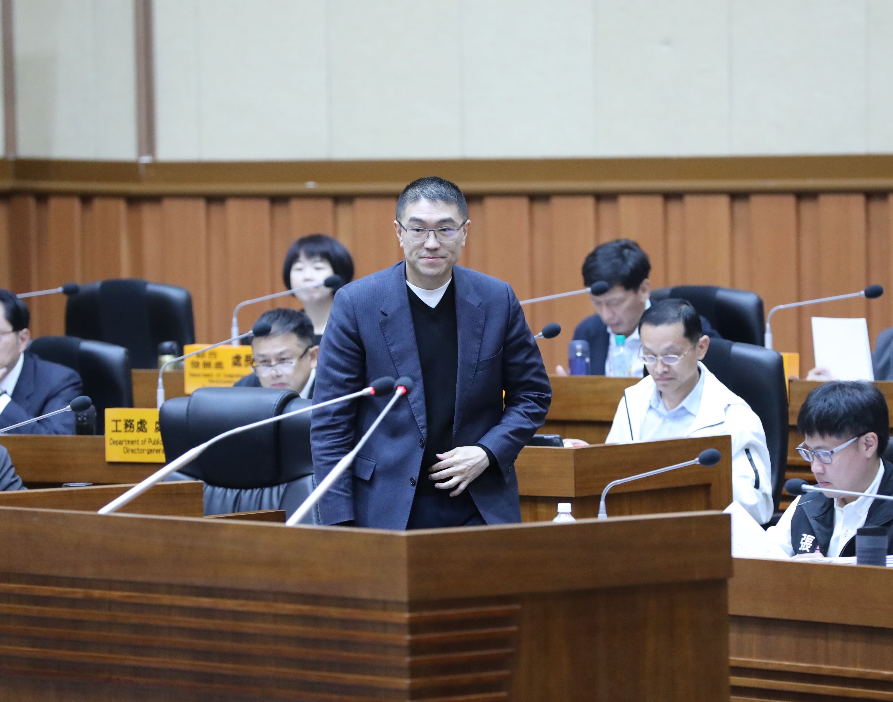 罷免基隆市長謝國樑活動進入第二階段，今基市議會針對謝政策砲聲隆隆。（讀者提供）