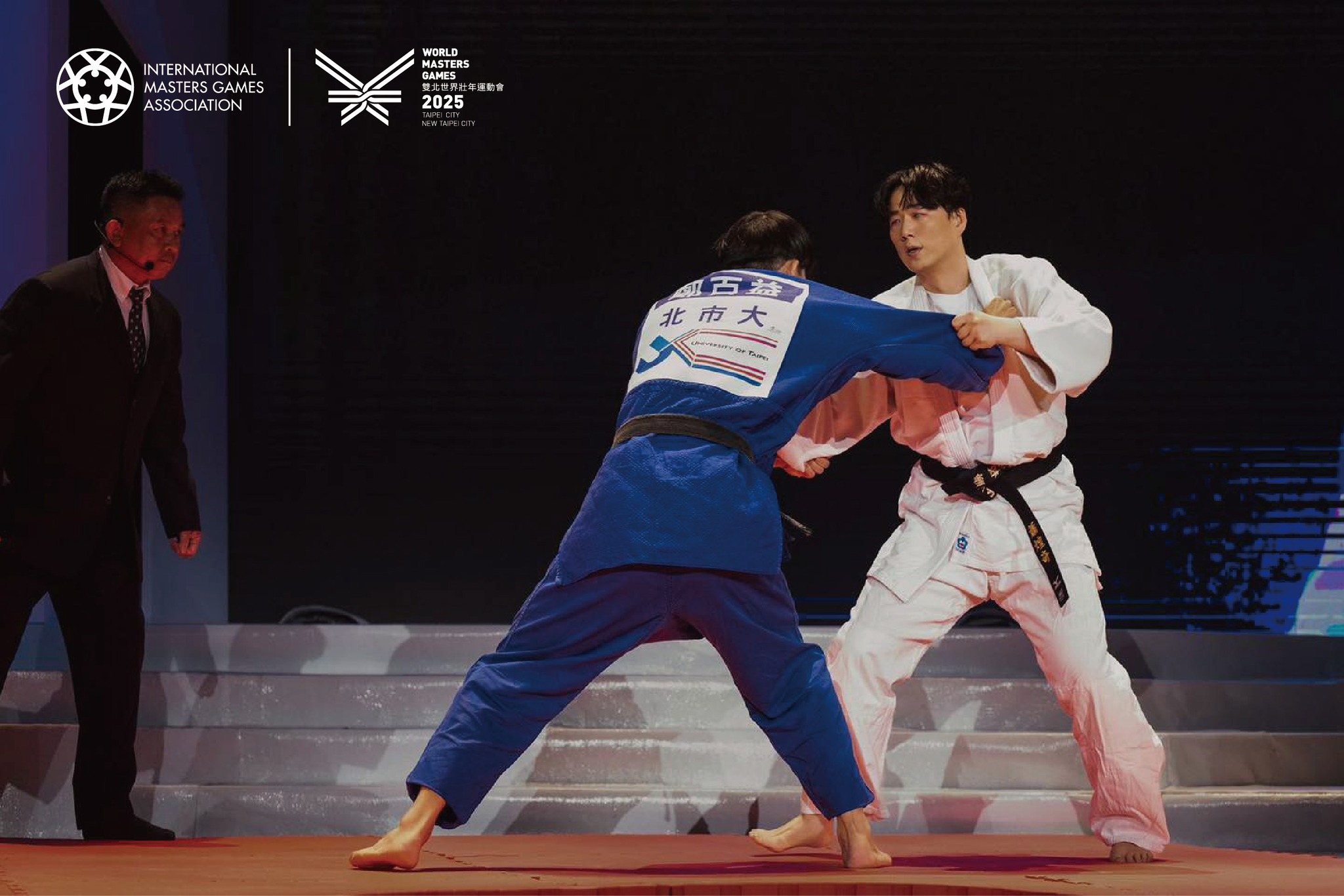 蕭煌奇日前剛入圍金曲獎歌王，本週六他也將在雙北世壯運出戰柔道個人項目。（翻攝自雙北世壯運臉書）