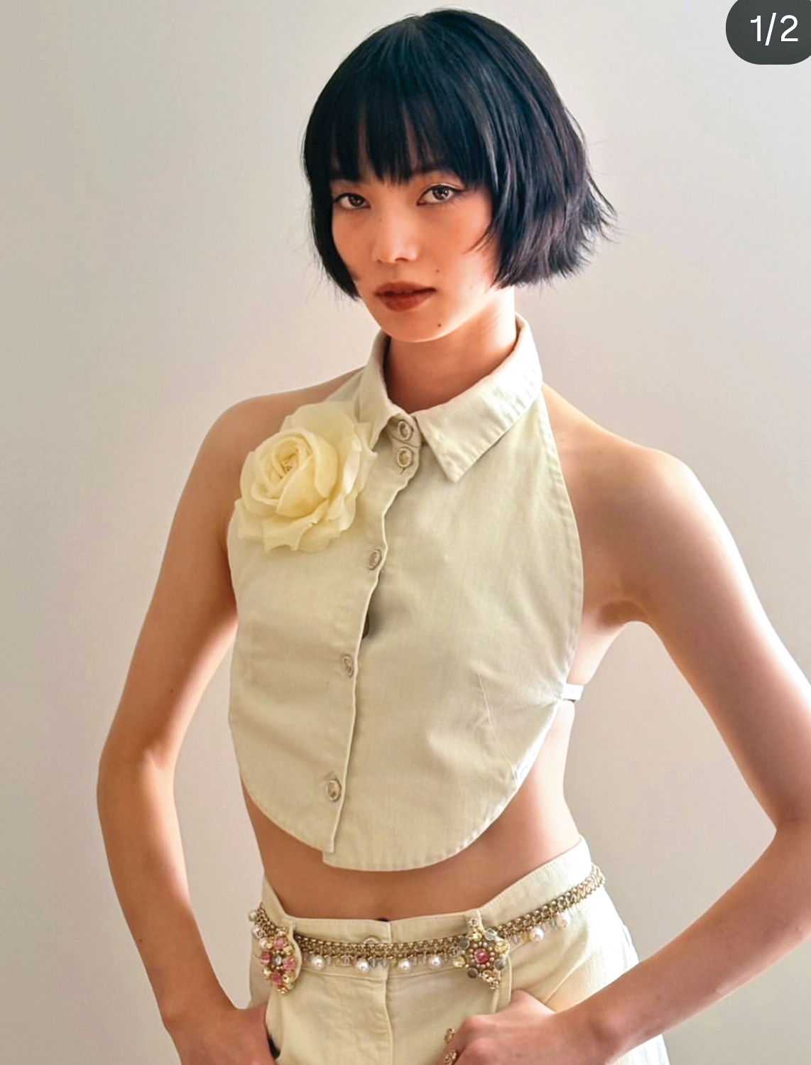 小松菜奈曾與GD傳緋聞,但被日本媒體爆料男友另有他人。(翻攝自小松菜奈IG)