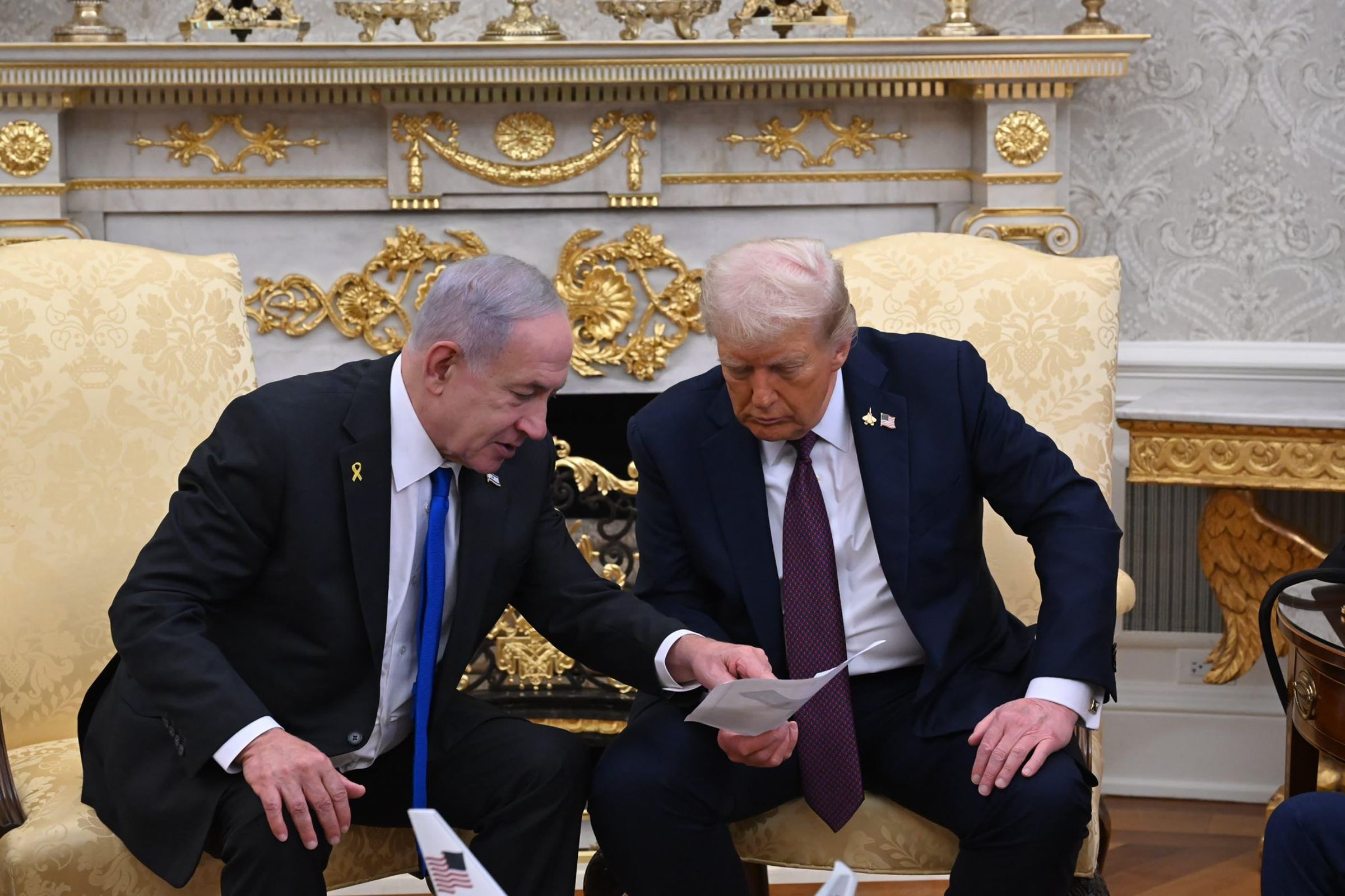 納坦雅胡感謝川普及其團隊。(翻攝自臉書@Benjamin Netanyahu)