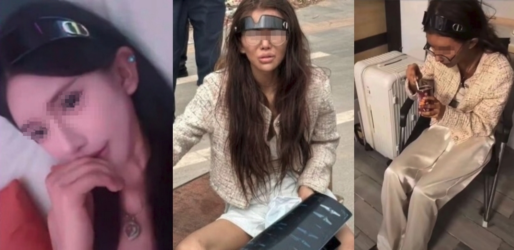 20歲中國女網紅吳甄楨(Umi)被拍到流浪柬埔寨街頭,神情恍惚、雙腿疑似骨折,後來在中國駐柬埔寨大使館介入下,送至救助站吃八寶粥。(翻攝自抖音)