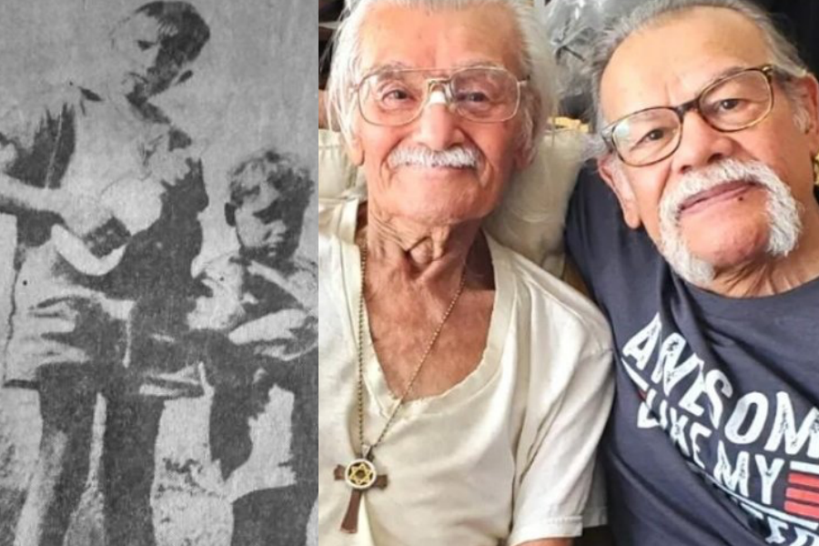 美國一對兄弟失散70餘年，沒想到當初遭拐走的弟弟還活著，且兩人再度重逢。（翻攝自@CoffindafferFBI X）