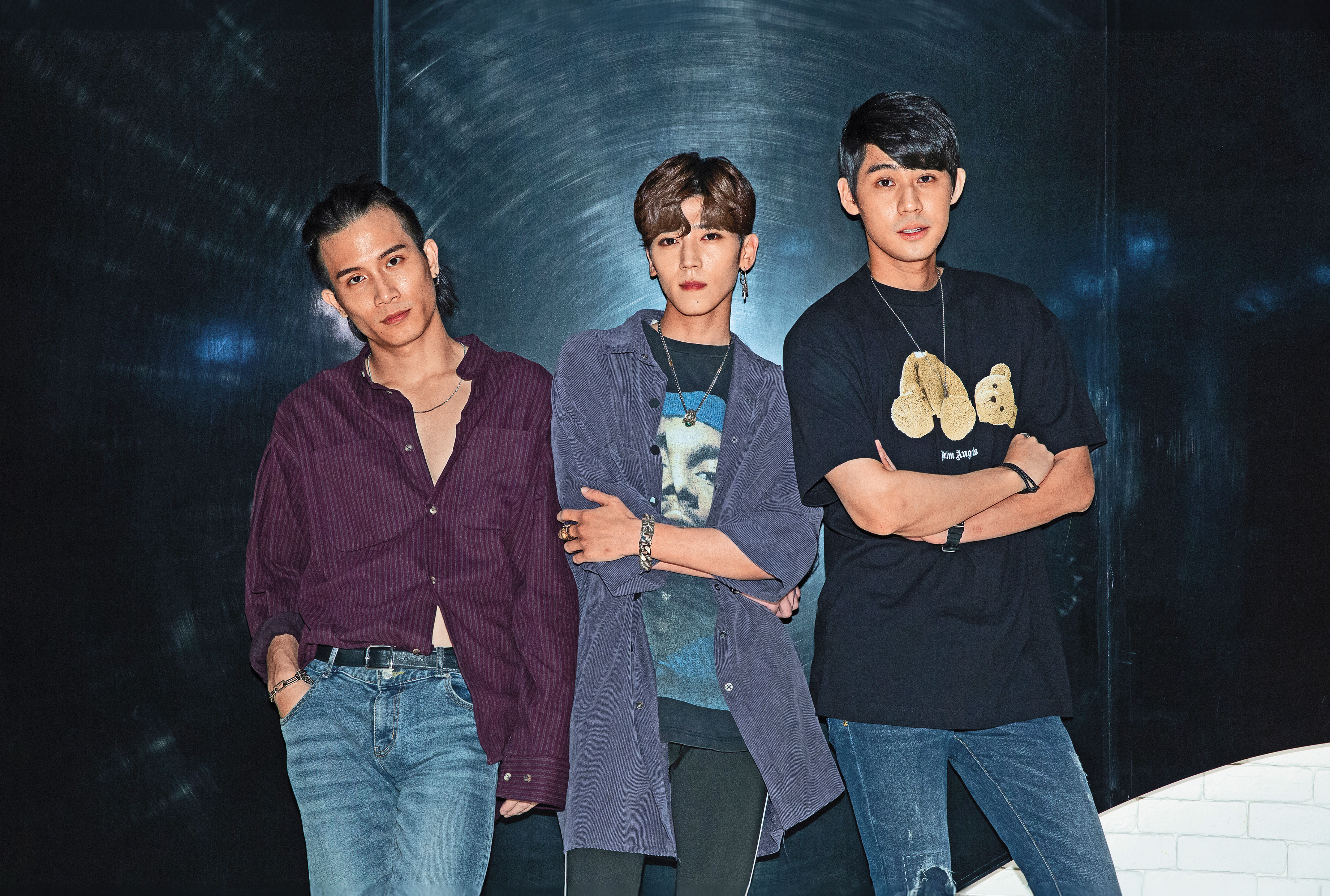 老鷹三少陳彥允（左起）、畢書盡及李玉璽曾合體演唱〈早安台北〉，為李行導演90歲大壽慶生。