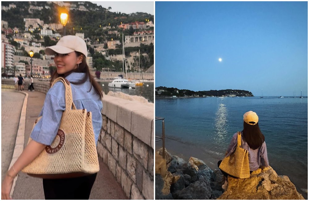 曾馨瑩遊南法小鎮，曬出「兒子視角」照片。（翻攝曾馨瑩IG）