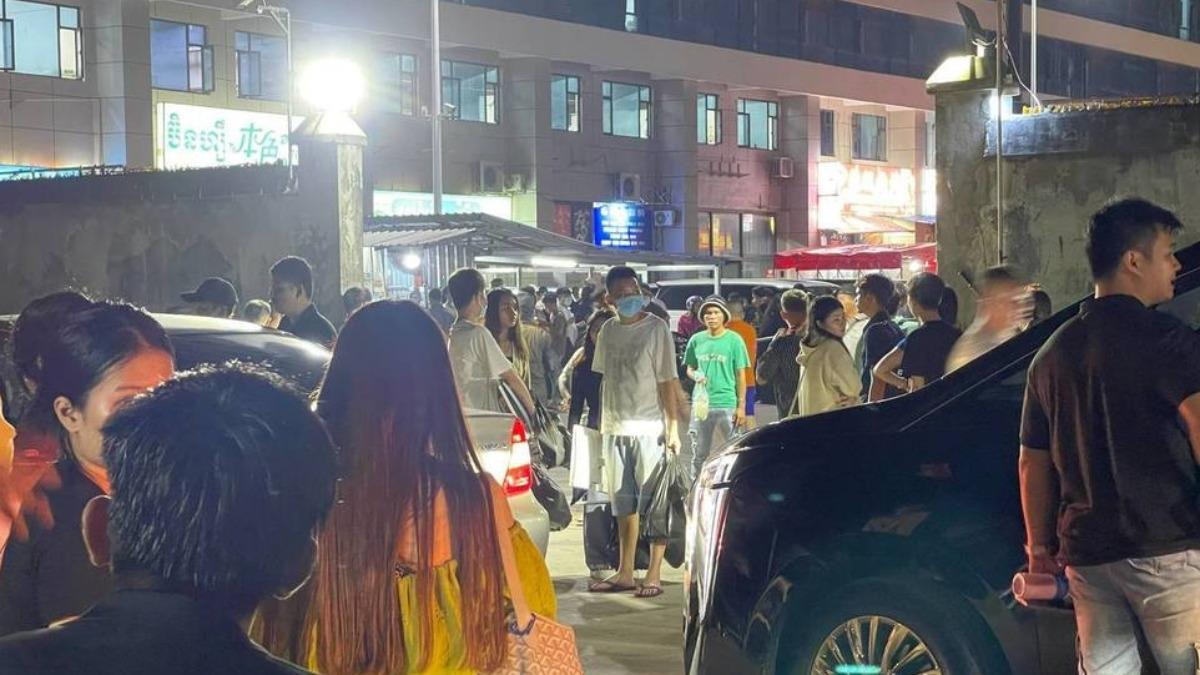 柬埔寨西哈努克省發展成著名「中國城」，被認為是中國跨境犯罪集團的基地之一。（翻攝自柬中時報）