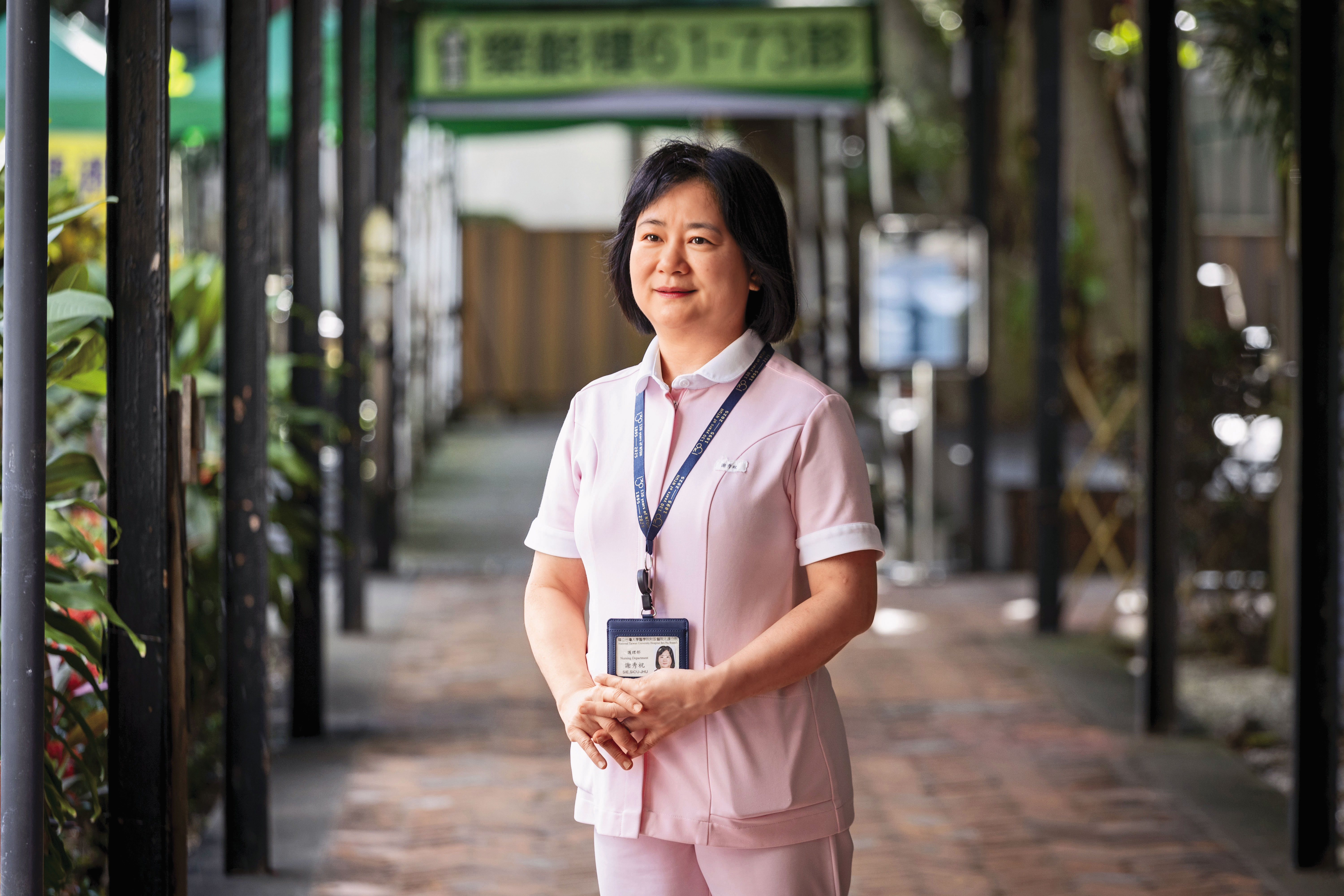 謝秀祝今年從血液腫瘤科病房升為北護分院護理部主任。