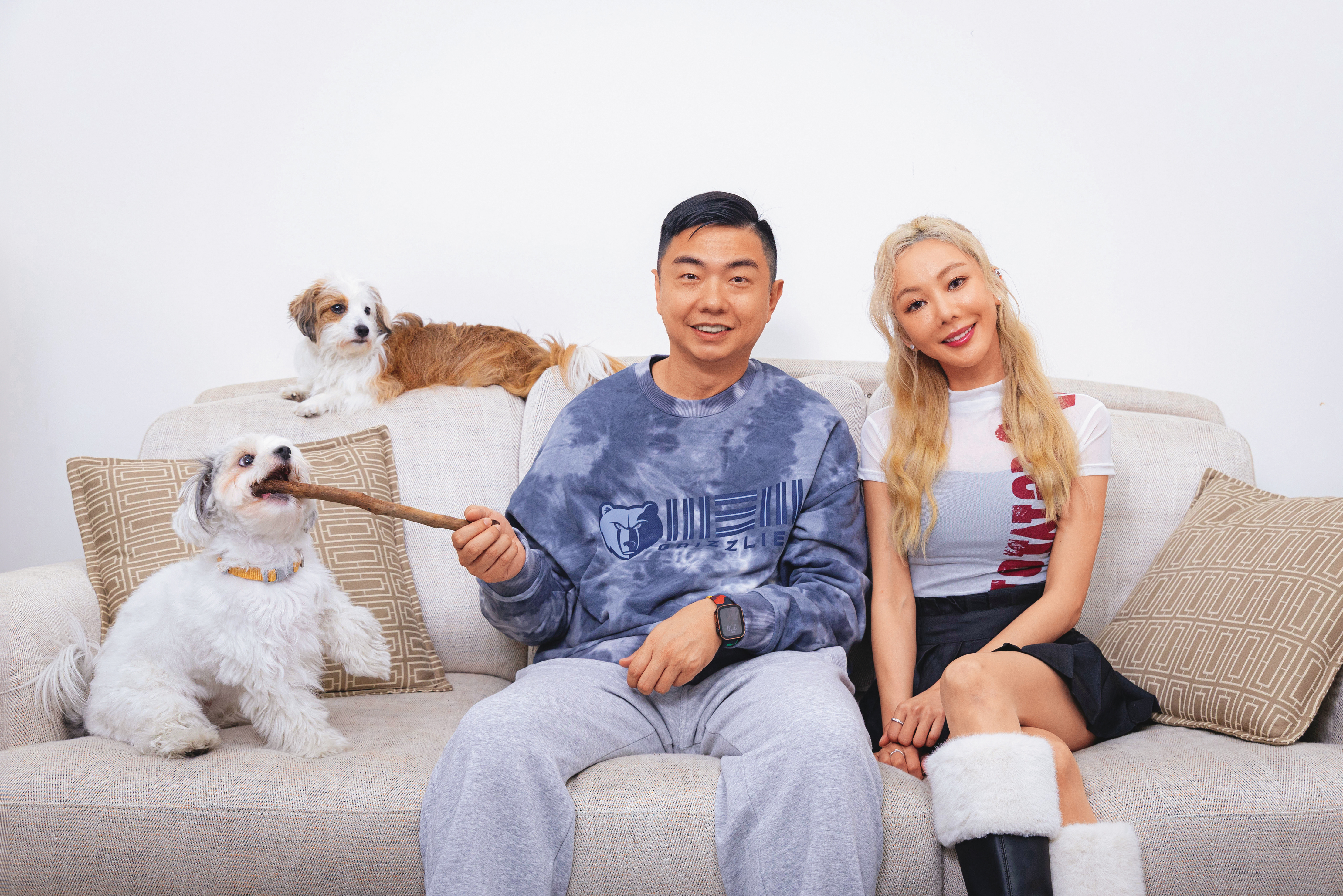 熊爸估狗/米克斯混7品種 楊婷婭操煩美國來的愛犬