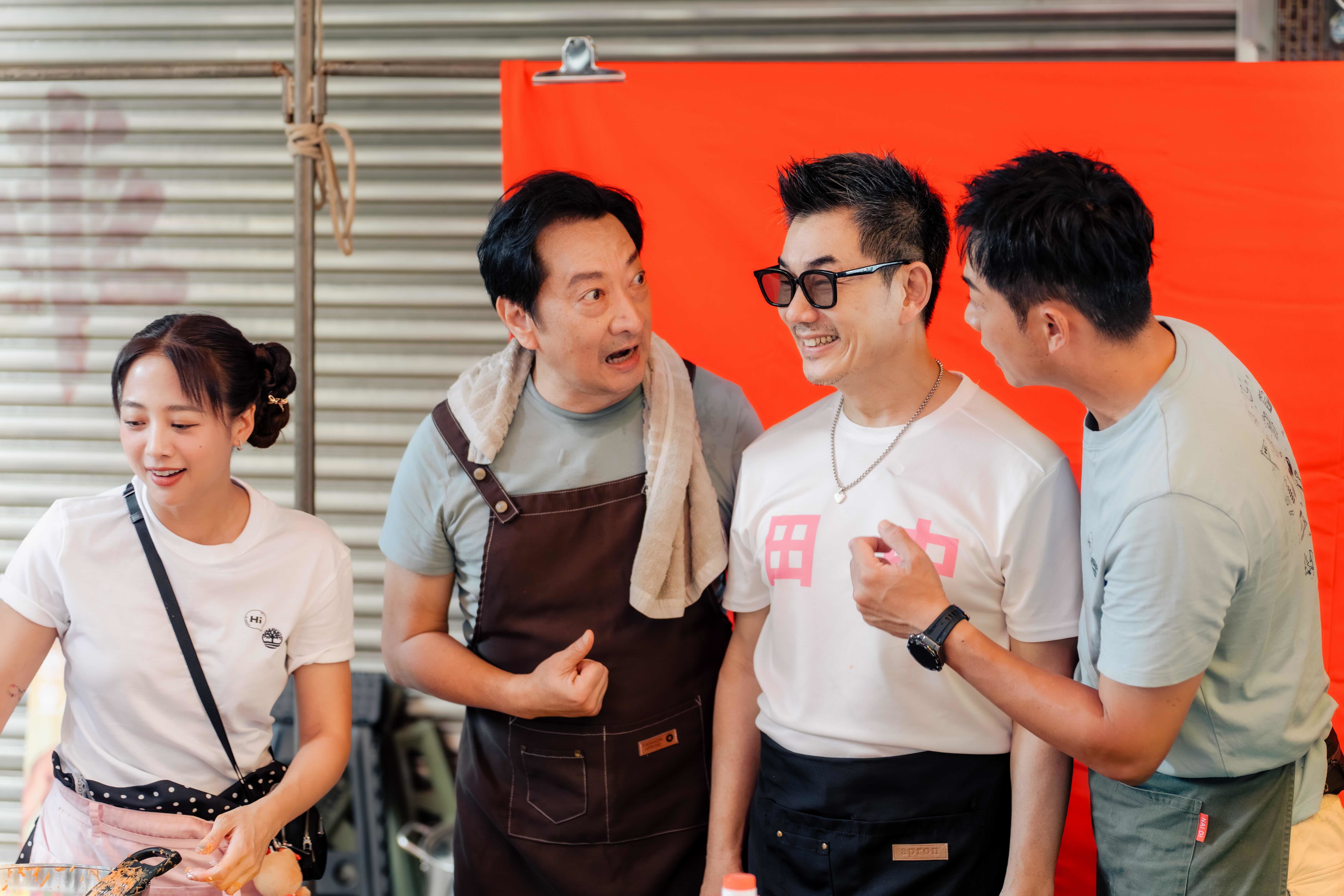 九孔、任賢齊現身彰化完成任務。（好看娛樂提供）