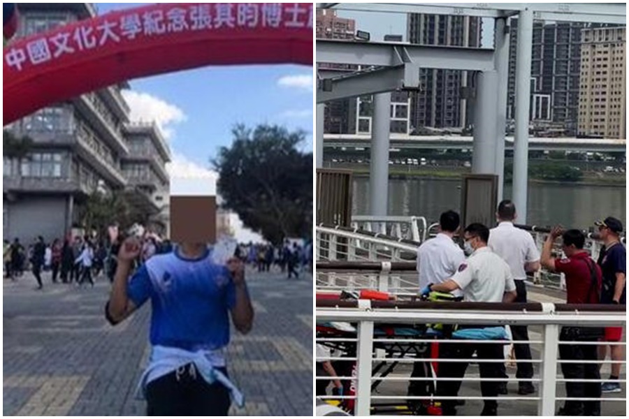 24歲李姓男大生義勇為跳水救人，卻遭水流沖走失聯，目前仍下落不明。（翻攝畫面）