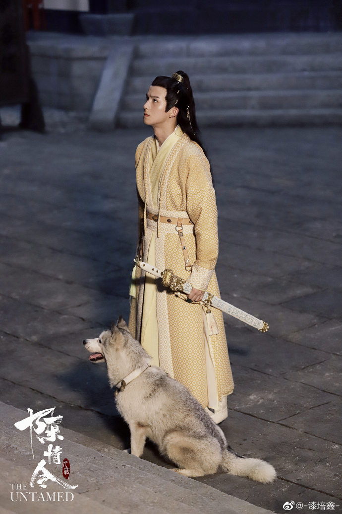 漆培鑫在《陳情令》飾演金凌。（翻攝漆培鑫微博）