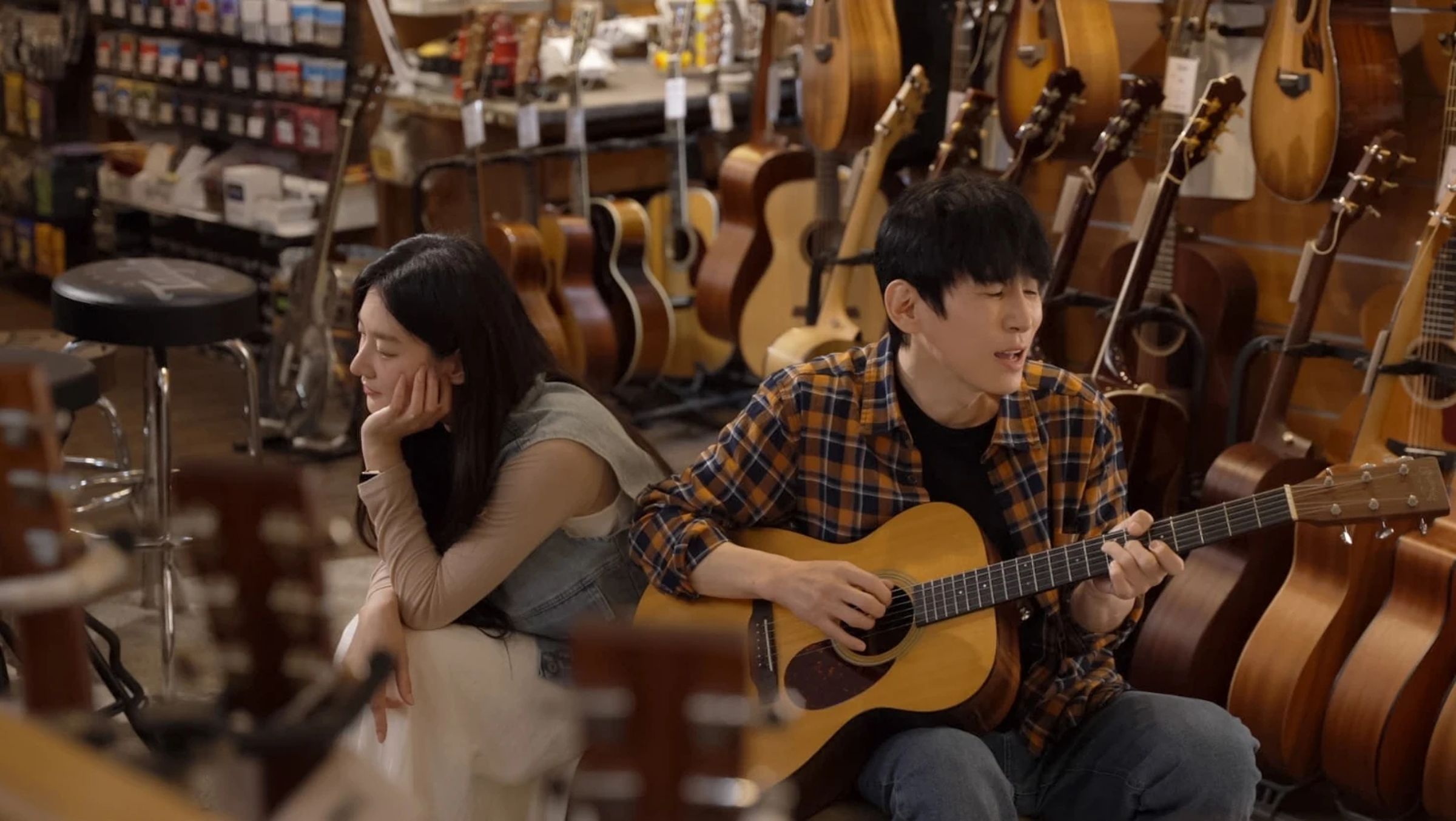 金賽綸去年11月拍完電影《Guitar Man》,是她生前最後拍攝的遺作。(網路圖片)