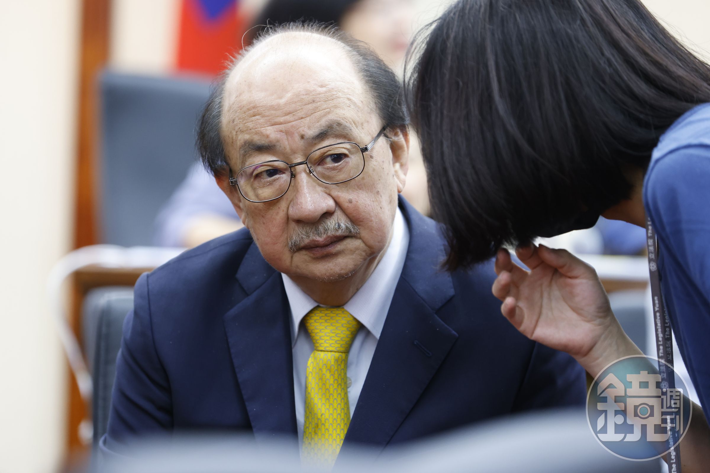 民進黨總召柯建銘7日不滿行政院座位安排當場發飆。(本刊資料照)