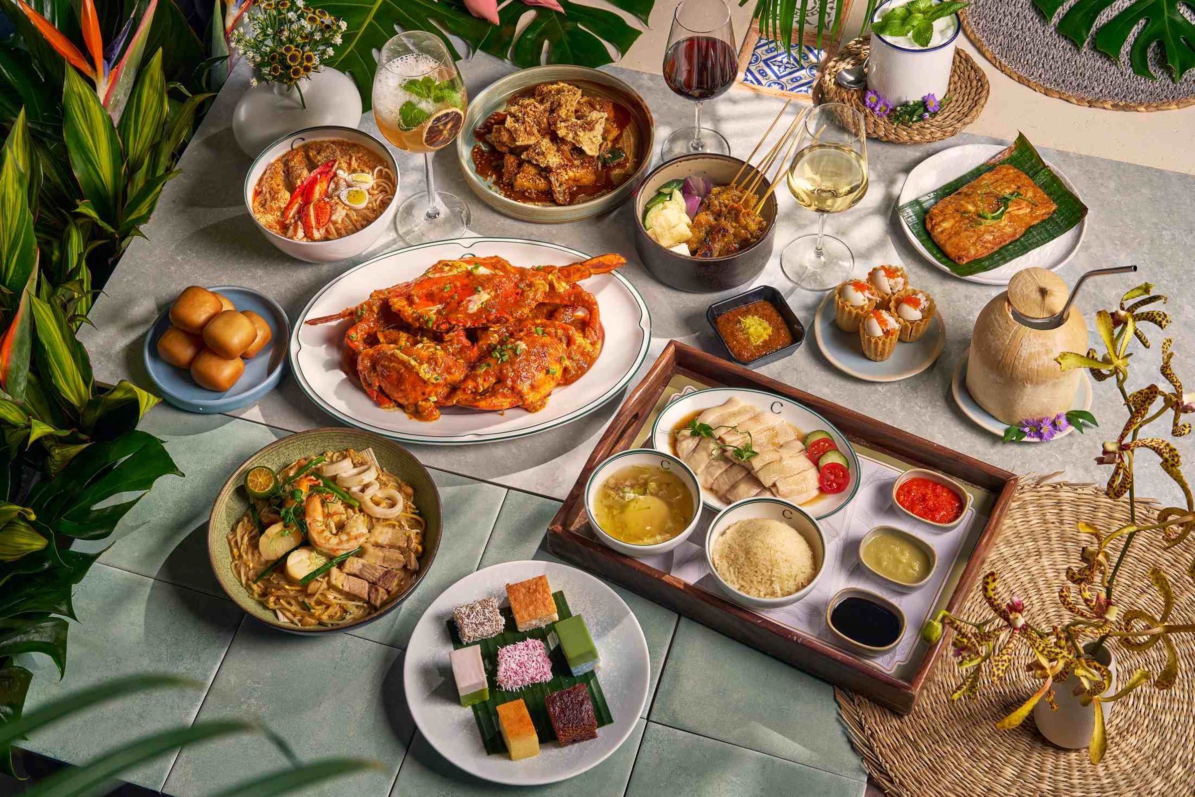 在烏節路希爾頓酒店中的Chatterbox Restaurant，可以品嘗到主廚團隊精心研發的各式新加坡料理。（Chatterbox提供）