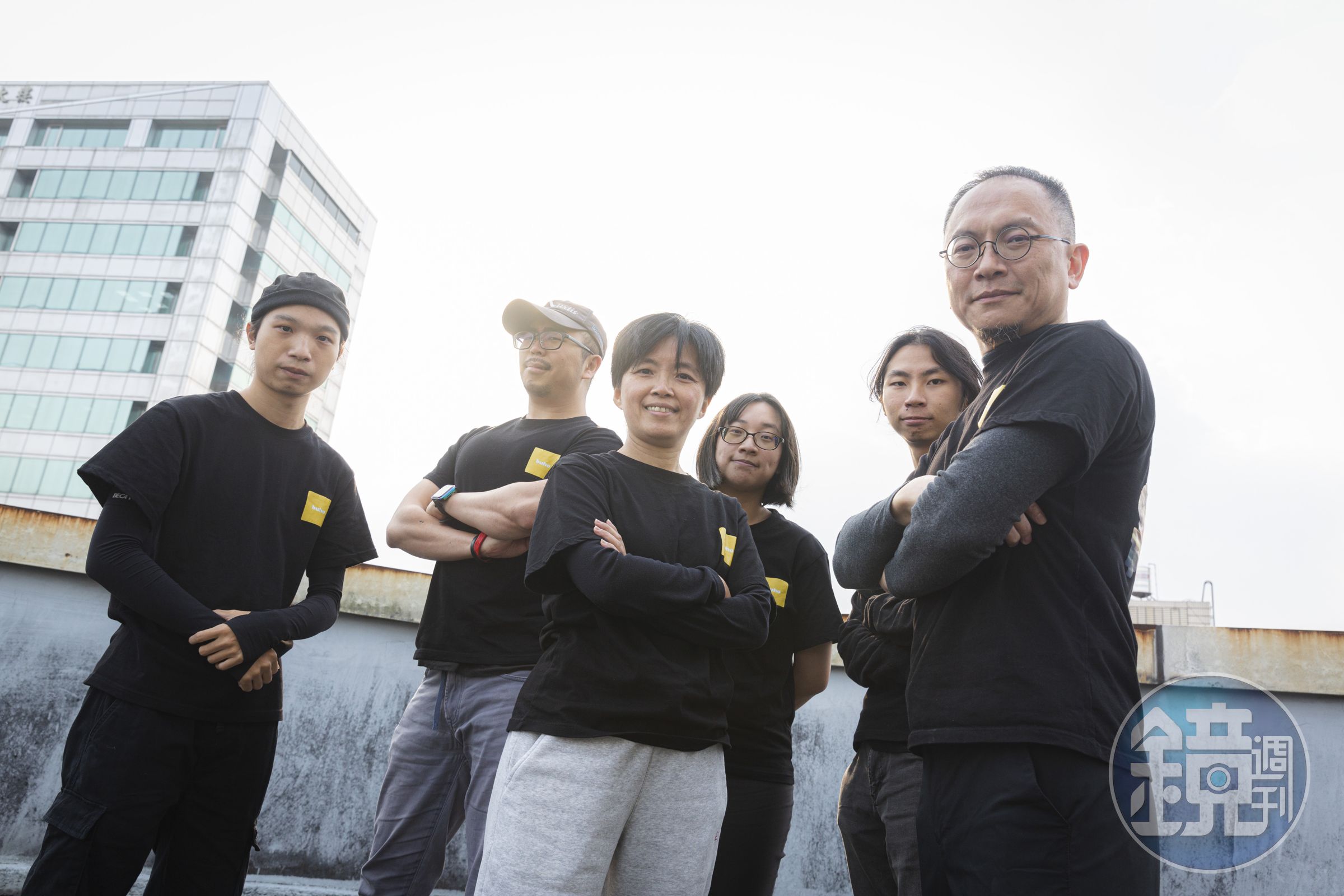 不或互動娛樂在2014年成立,左起為特效兼音效設計柳喻翔、主設計沈義捷、共同創辦人陳志瑜、美術動作設計姜錦蓉、主程式設計劉奕欣,及共同創辦人暨製作人簡明哲。
