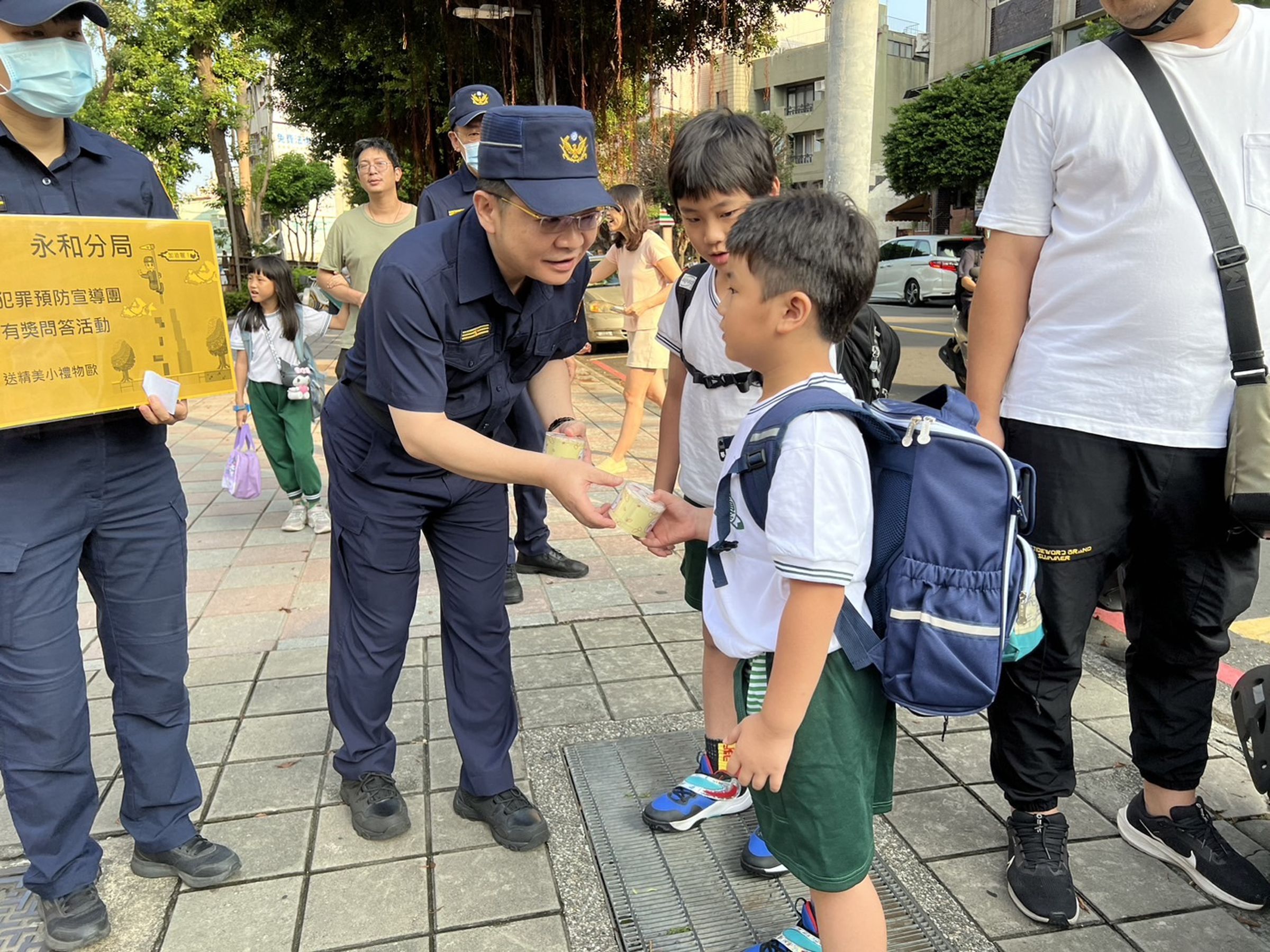 新學期開學，警方護童勤務啟動。（警方提供）