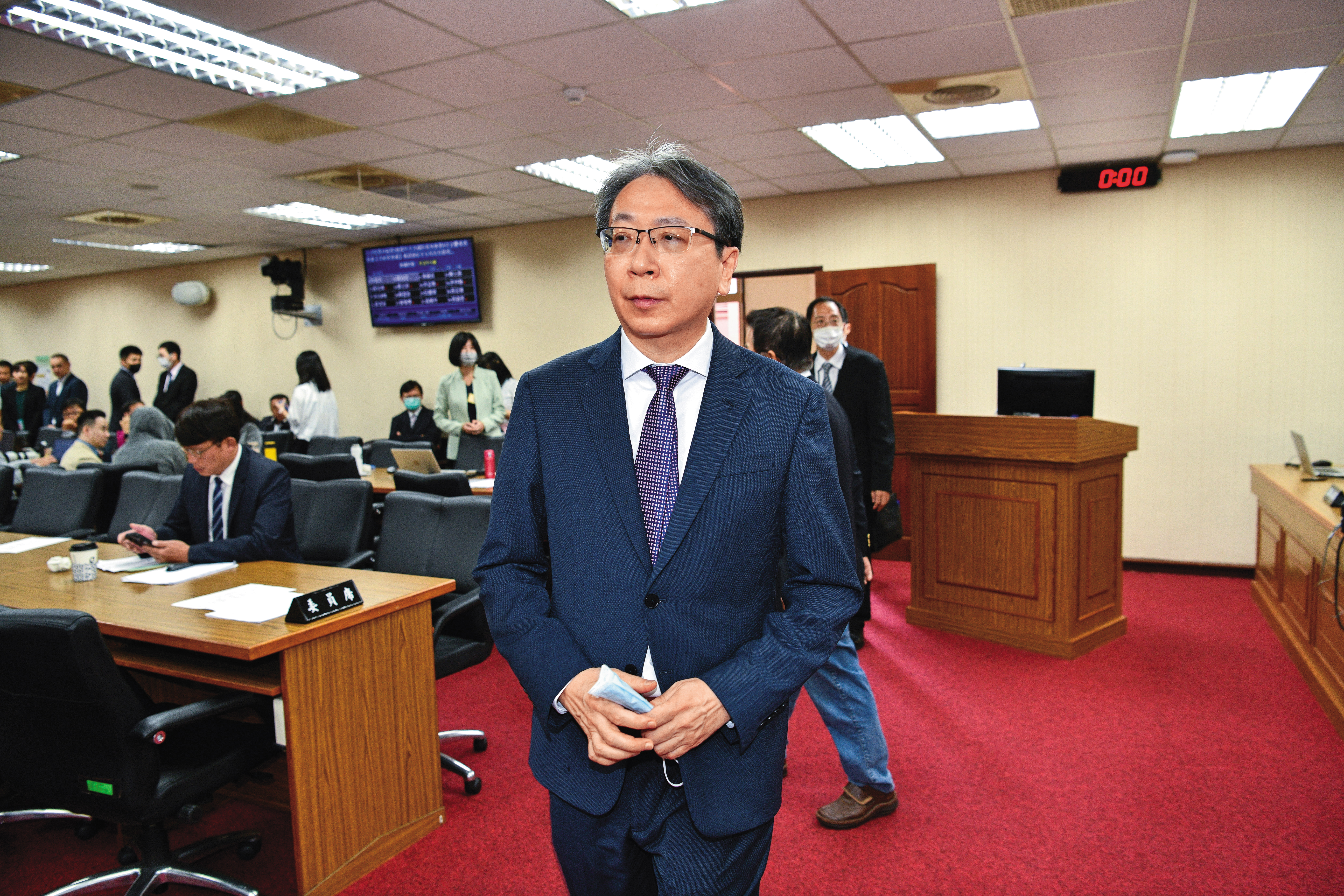 投訴人呼籲國安局長蔡明彥（圖）徹查，不應縱容性騷擾慣犯。