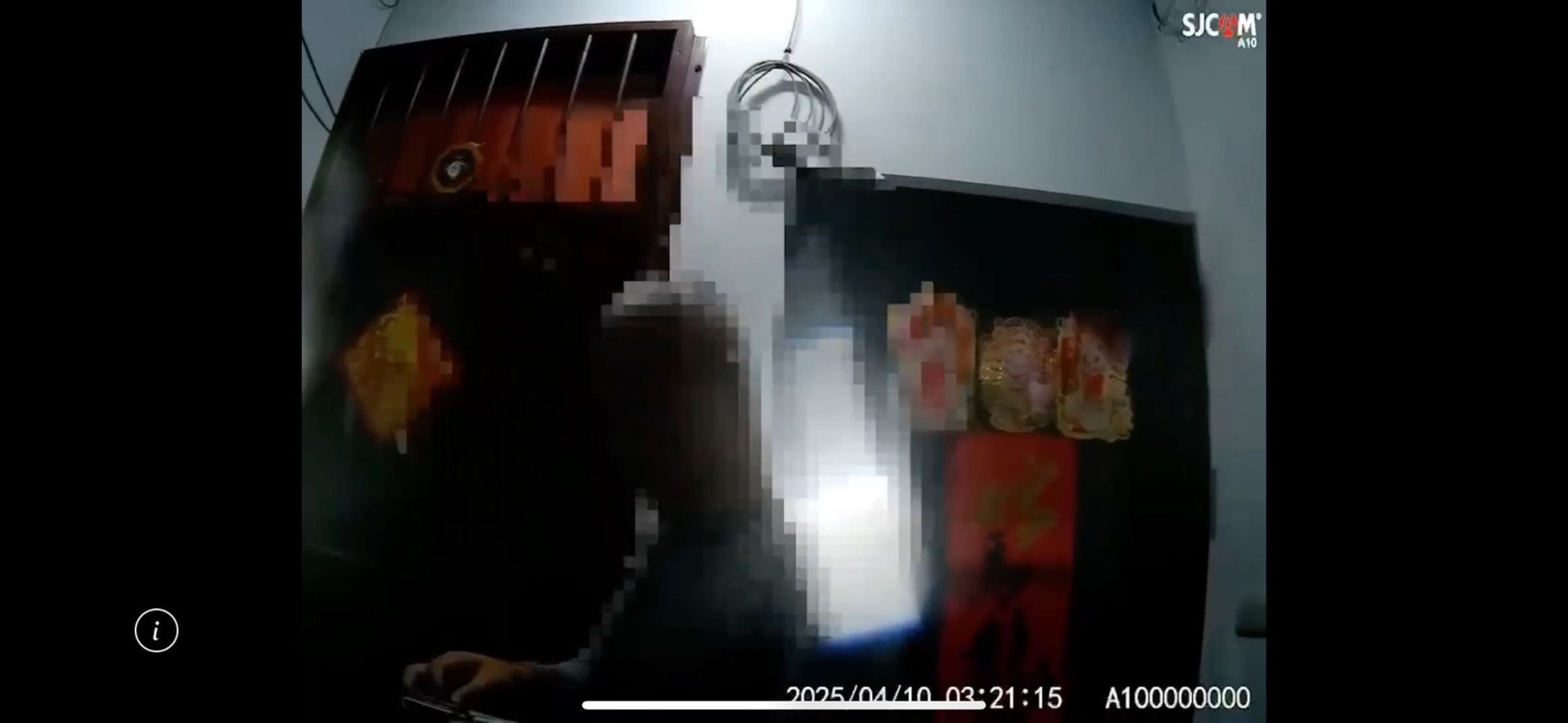 劉男酒醉認錯住家,猛敲鄰居大門,讓鄰居非常崩潰。(翻攝畫面)