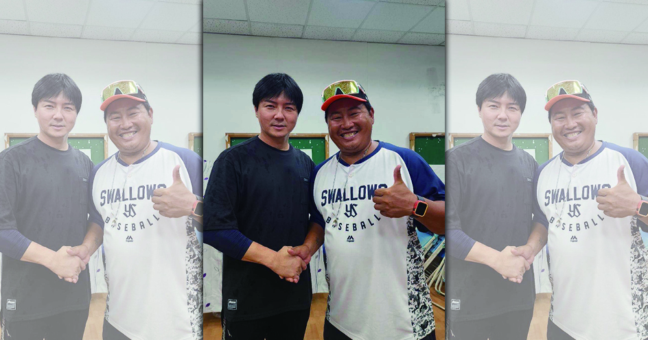 前職棒選手林家緯（右）退役後致力培育兒童棒球，現遭爆不當管教。（讀者提供）