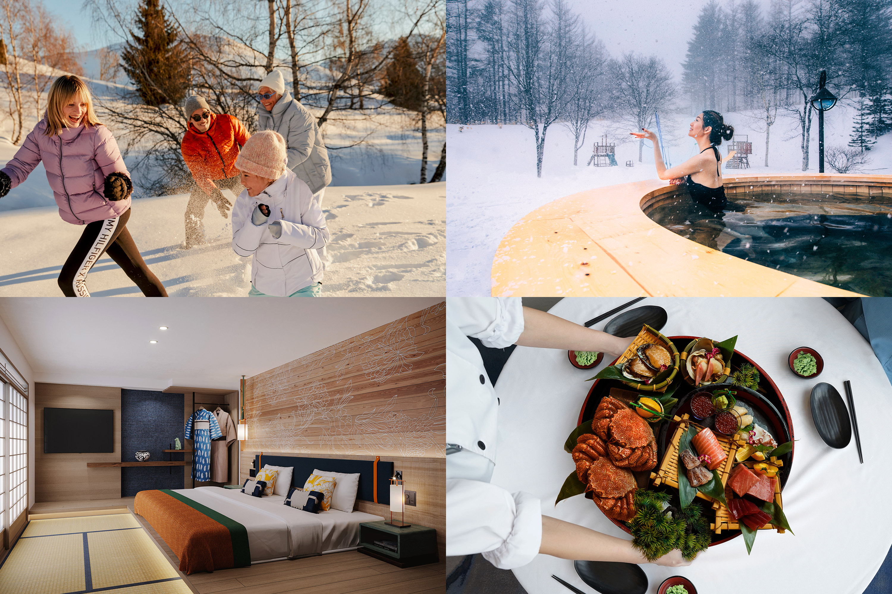 Club Med看好親子滑雪市場快速成長，即將於年底在日本北海道推出最新度假村「Kiroro Grand本館」，提供一系列豐富設施。（Club Med提供）