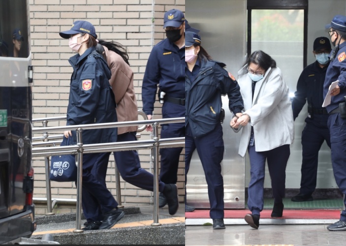 為防止無法令人原諒的狠毒保母劉彩萱及劉若琳與抗議群眾正面接觸引發衝突,法院特別讓她們提前至候審室。